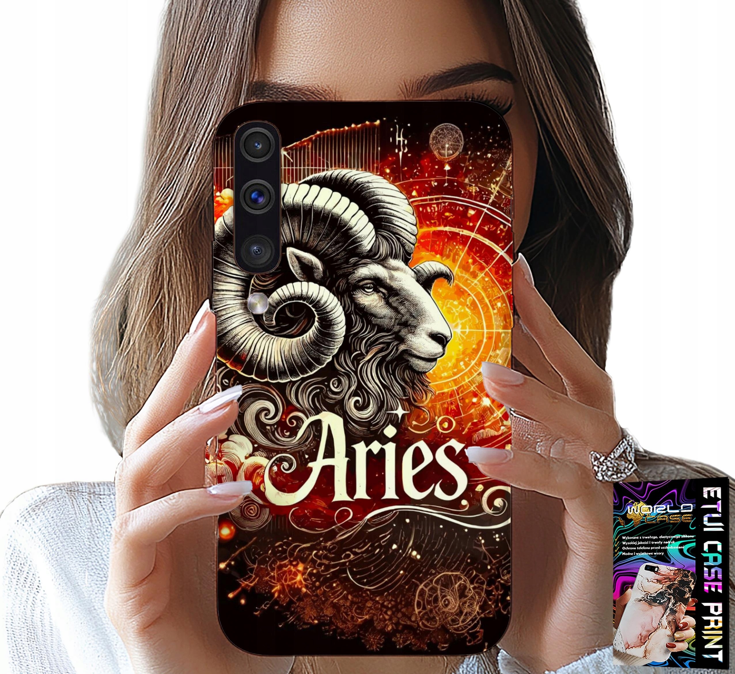 ETUI DO SAMSUNG GALAXY A70 - ZNAK ZODIAKU, KOZIOROŻEC, ASTRONOMIA