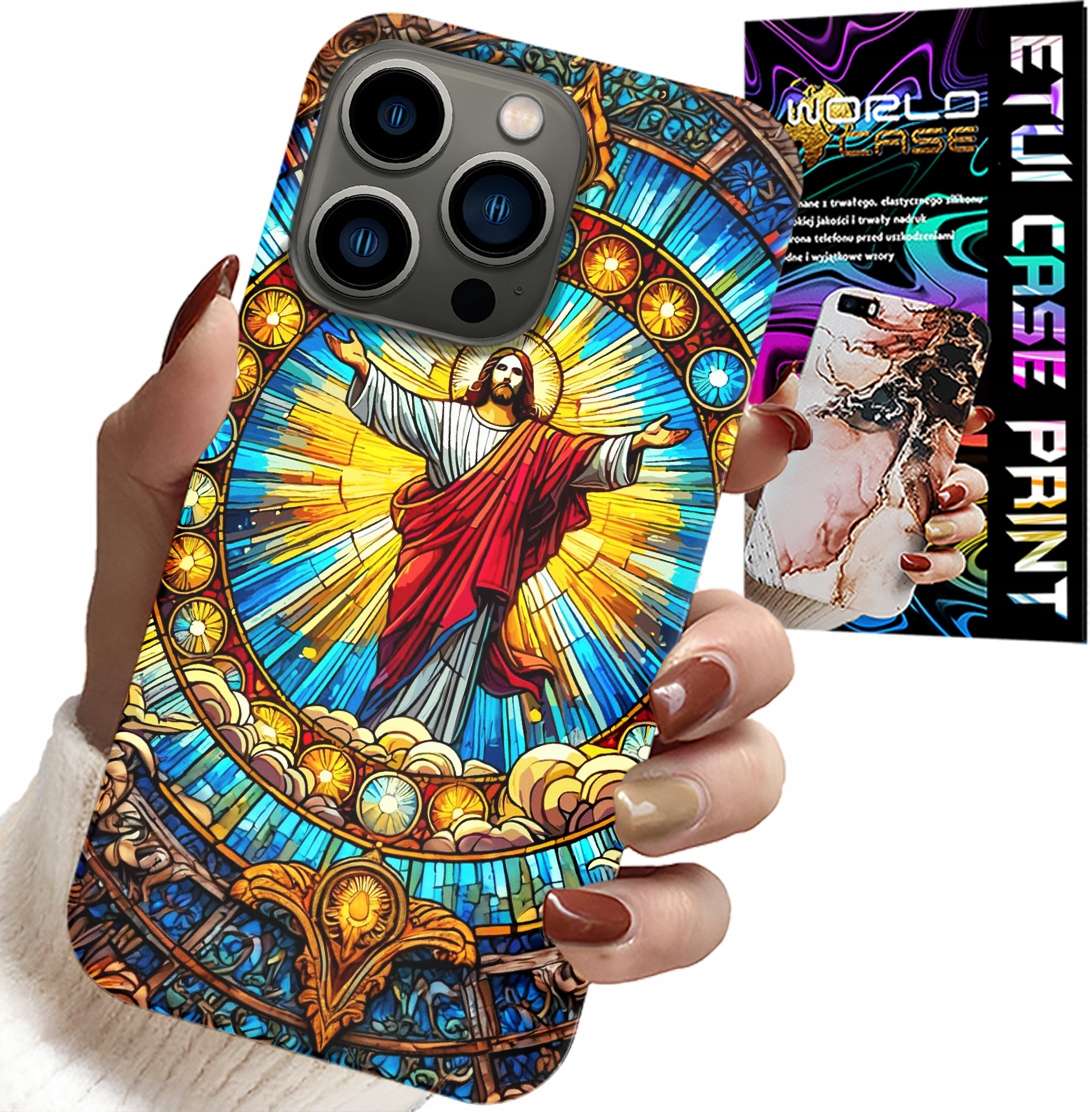 ETUI DO IPHONE 15 PRO MAX - JEZUS CHRZEŚCIJAŃSTWO RELIGIA + SZKŁO