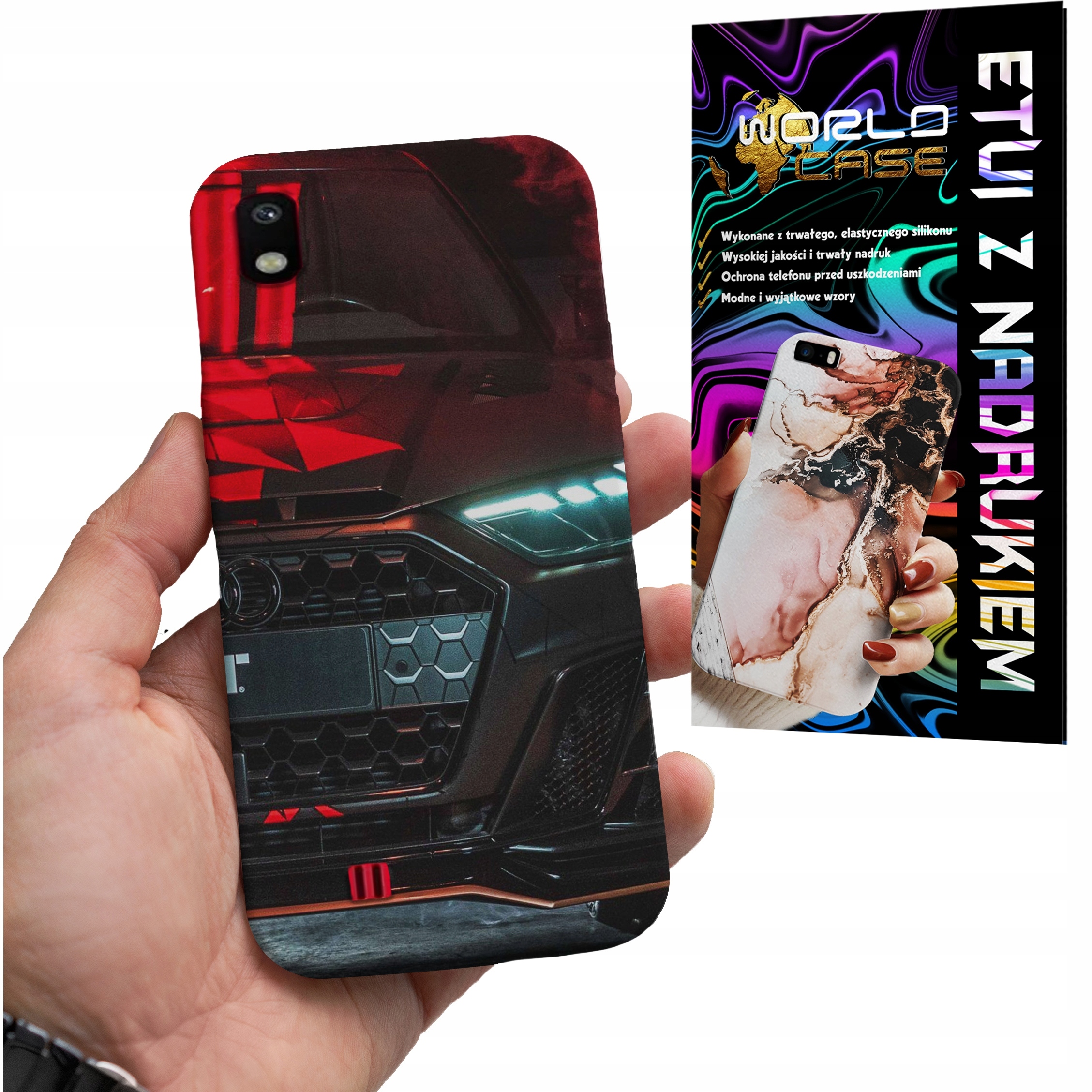 ETUI CASE DO SAMSUNG A10 - AUDI AUTO FAN WZORY MERCEDES ITP