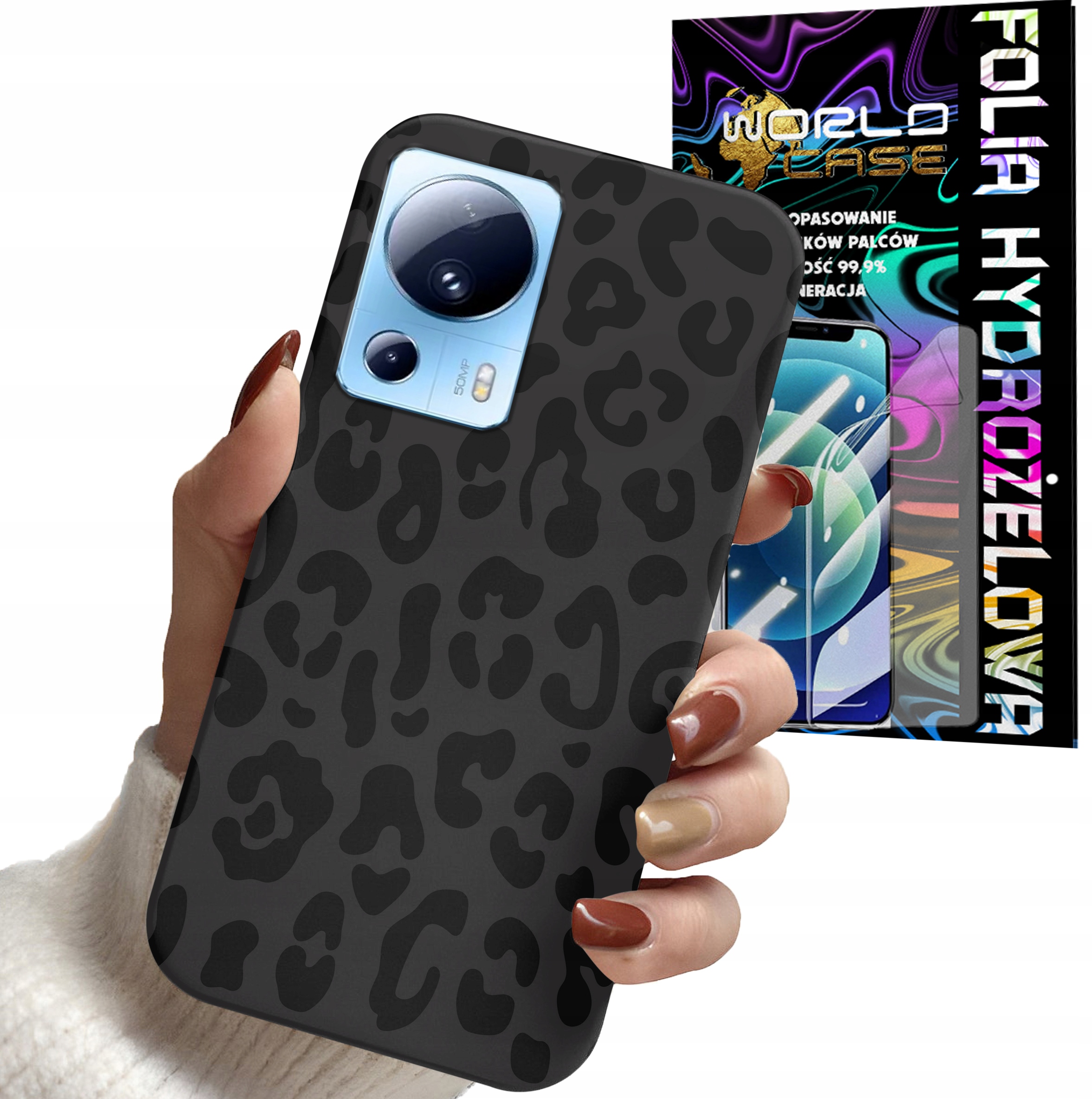 ETUI CASE DO XIAOMI 13 LITE - PANTERKA WZORKI MODNE WZORY OBUDOWA + FOLIA