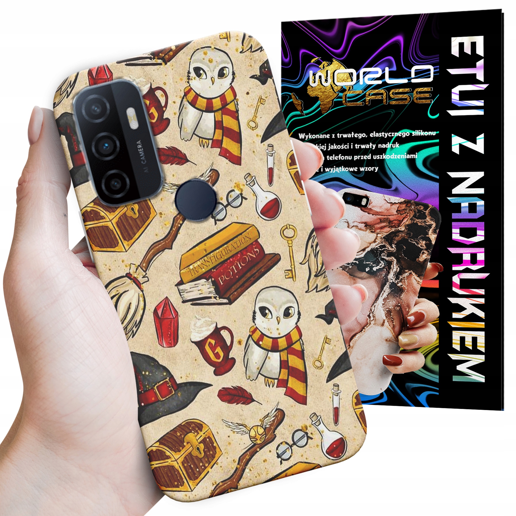 ETUI CASE DO OPPO A53s A53 2020 - WZORY DLA FANÓW MAGII POTT.ER