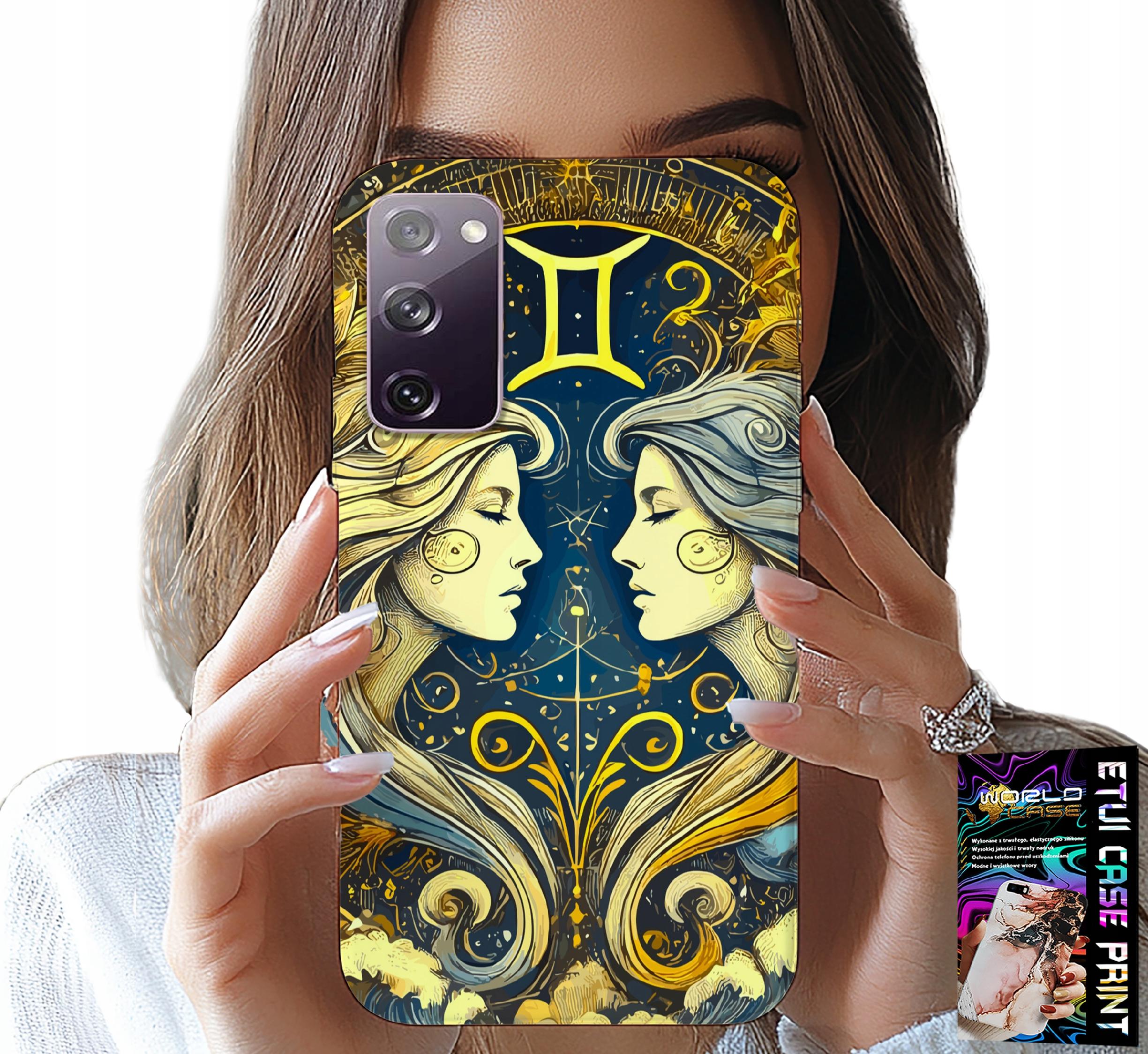ETUI DO SAMSUNG GALAXY S20 FE - ZNAK ZODIAKU, BLIŹNIĘTA ASTRONOMIA CASE