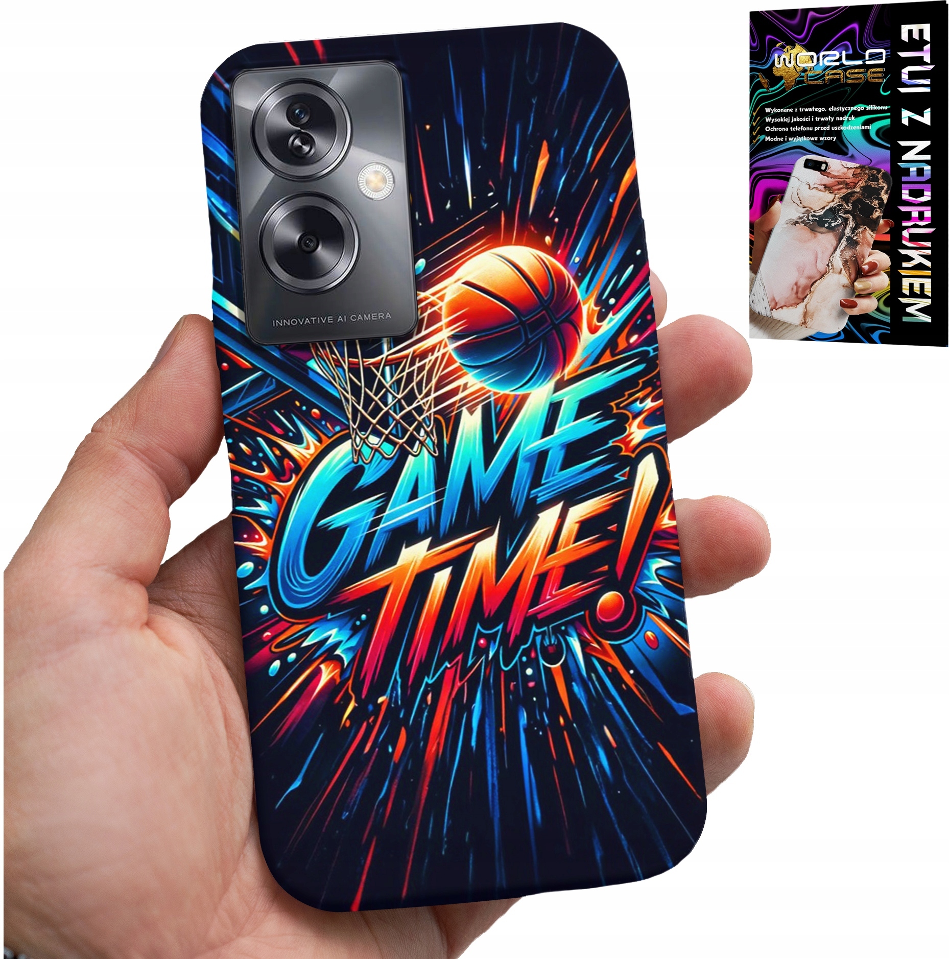 ETUI DO OPPO A79 5G - KOSZYKÓWKA NBA FAN 23 GAME TIME, OBUDOWA