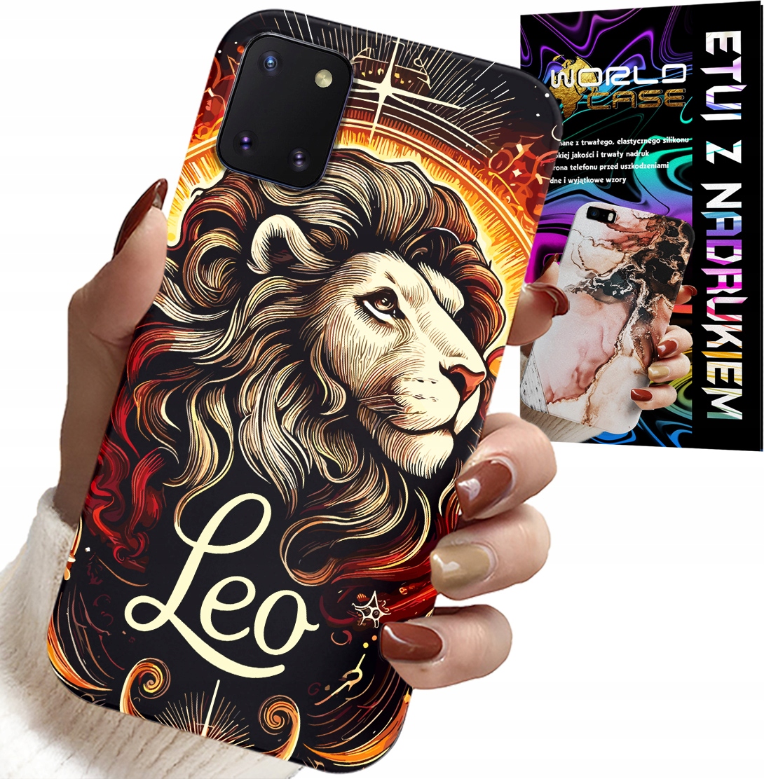ETUI DO SAMSUNG GALAXY A81 - LEW, ZNAK ZODIAKU ASTRONOMIA, CASE + SZKŁO