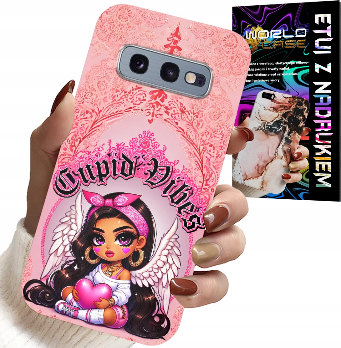 ETUI DO SAMSUNG GALAXY S10E - CUPID VIBES Z UROCZĄ ANIOŁKIEM PLECKI