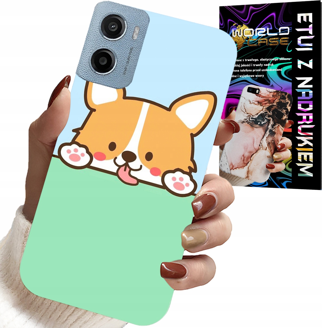 ETUI DO MOTOROLA E15 / G05 - SŁODKI PIESEK WZORY Z BAJEK POKROWIEC