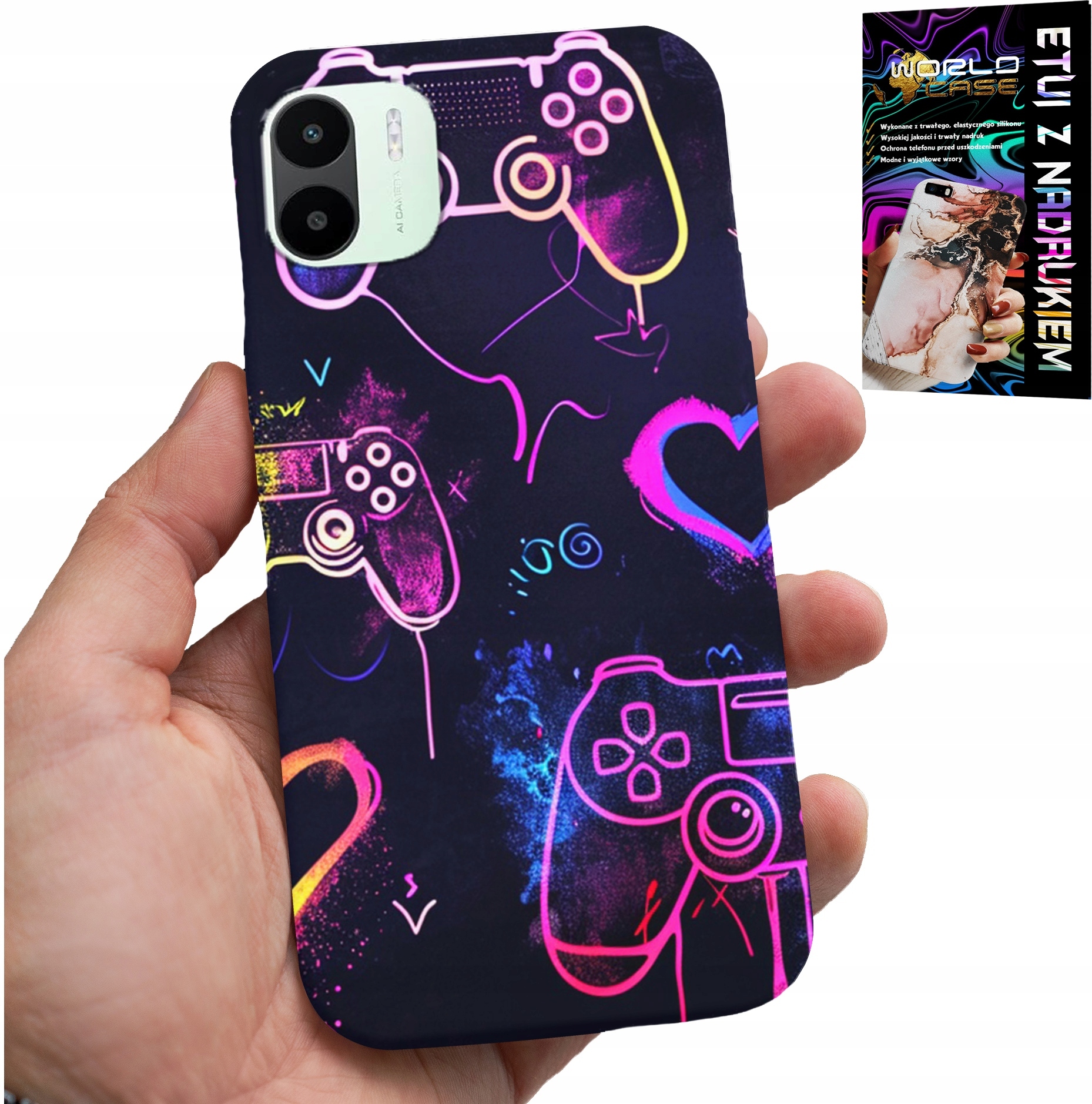 ETUI DO XIAOMI REDMI A2 - CASE DLA GRACZA, GRA, WZORY DLA GAMERA