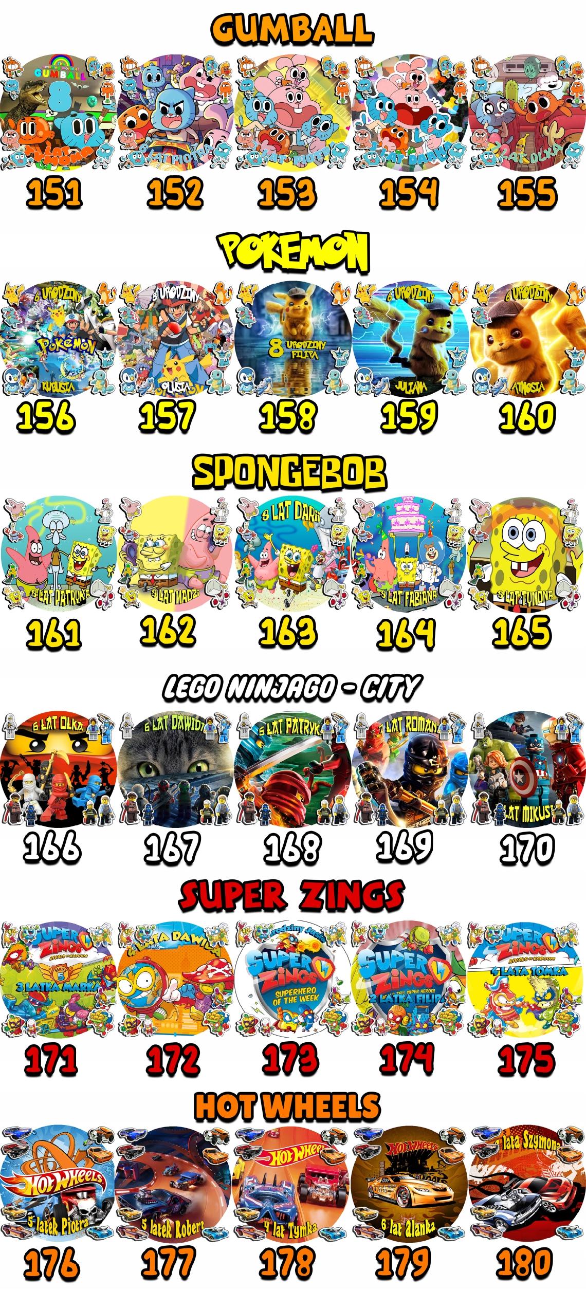 OPŁATEK NA TORT 30CM - HUGGY WUGGY GRY BAJKI + IMIĘ + GRATIS! 24CM 26CM