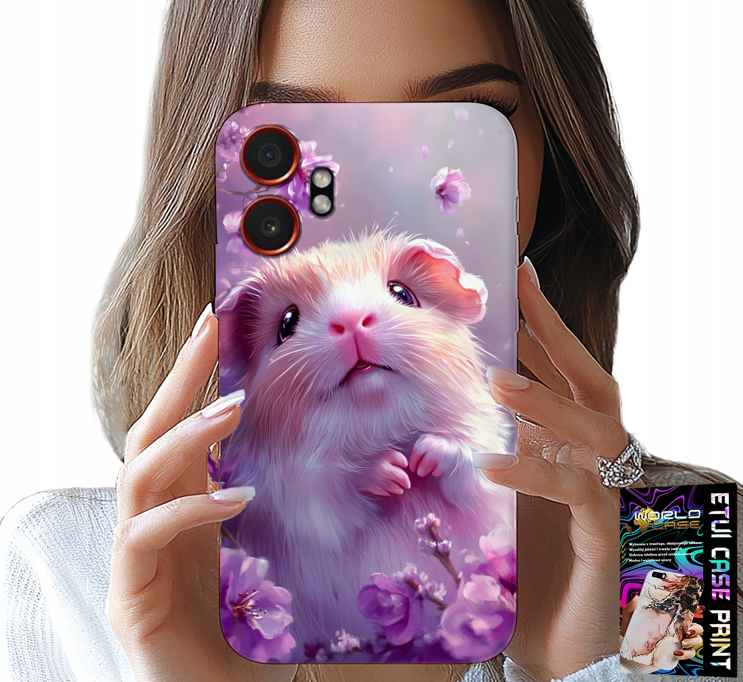 ETUI DO SAMSUNG XCOVER 7 PRO - SŁODKI CHOMIK, GRYZONIE WZORY DLA DZIECI