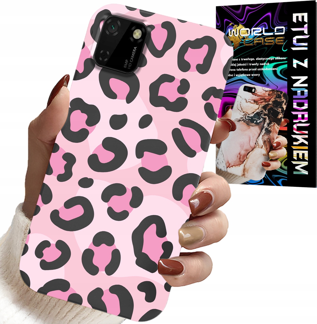 ETUI DO HUAWEI Y5P - RÓŻOWA PANTERKA PANTERA KOBIECE WZORY