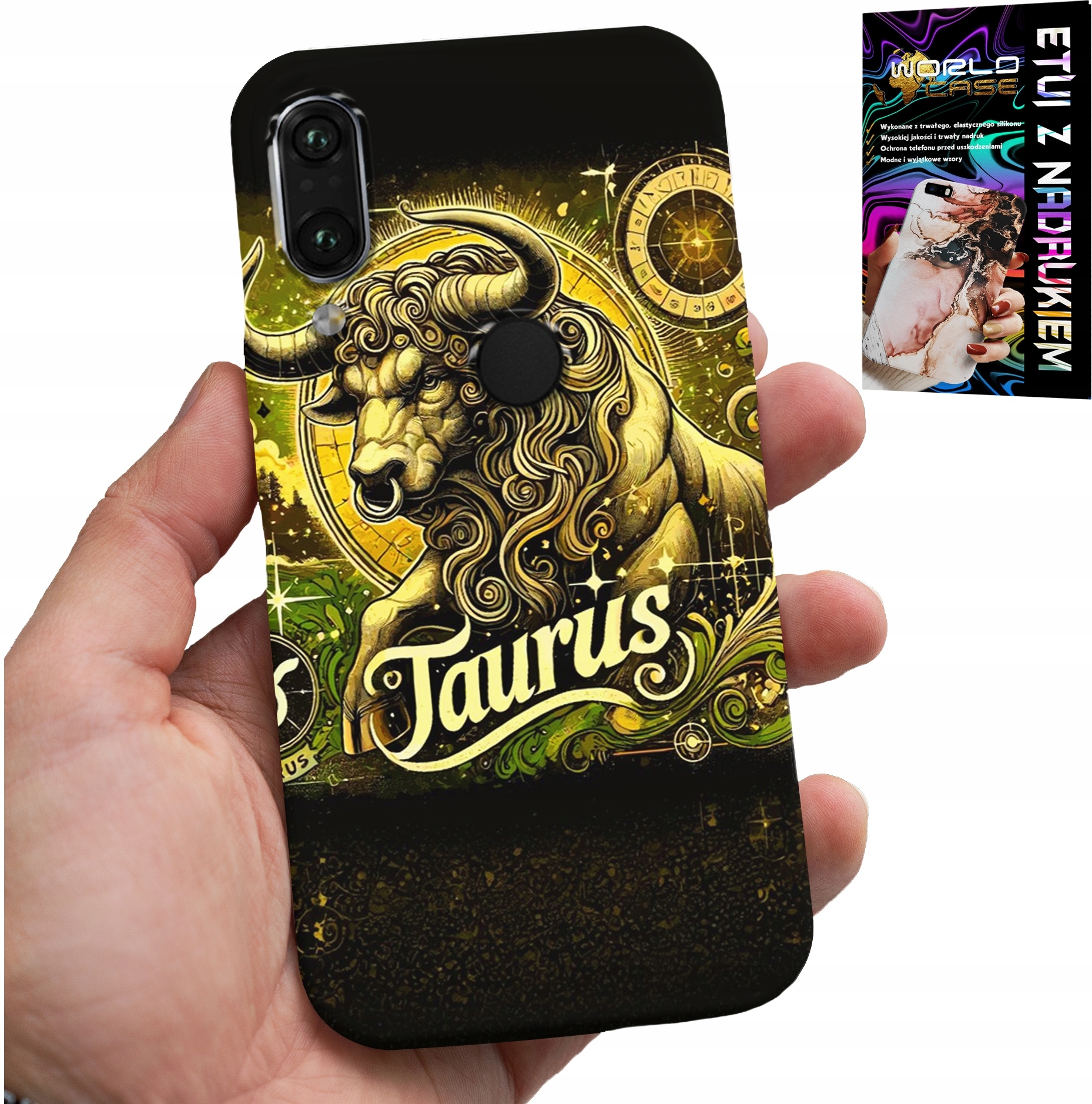 ETUI DO XIAOMI NOTE 7 - ZNAK ZODIAKU BYK ASTRONOMIA FUTERAŁ