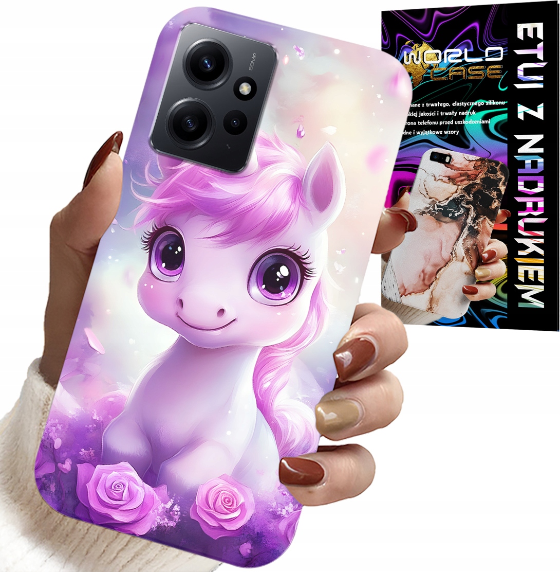 ETUI DO XIAOMI NOTE 12 4G - SŁODKI JEDNOROŻEC, WZORY DLA DZIECI CASE