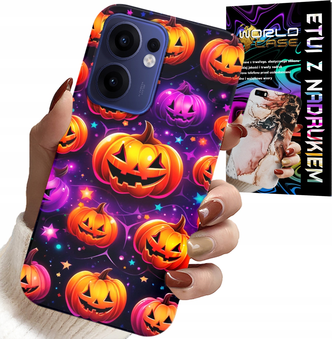 ETUI DO OPPO FIND X5 LITE - HALLOWEEN, SALEM, STRASZNE DYNIE, WZORY