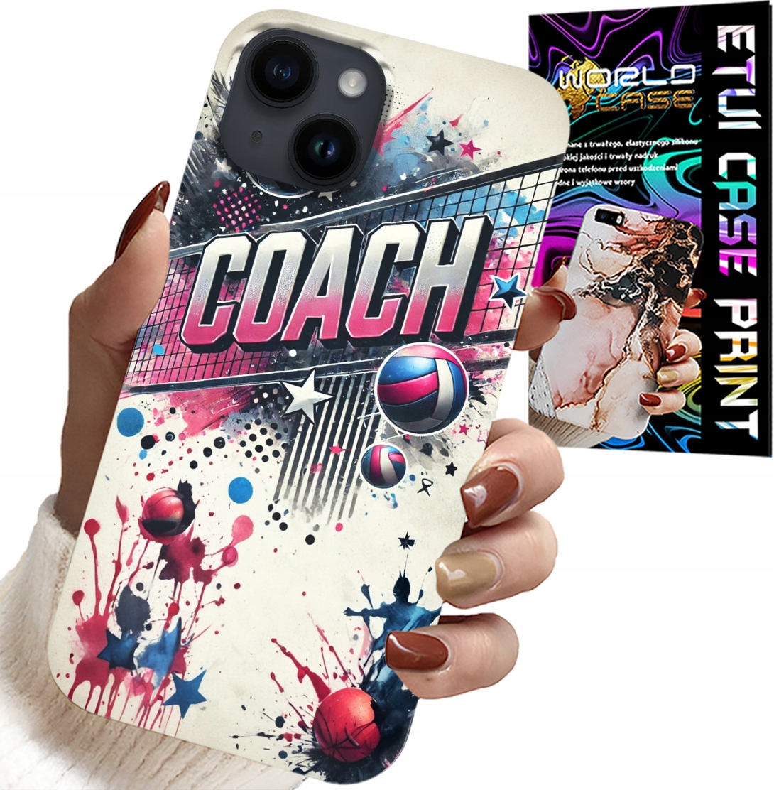 ETUI DO IPHONE 15 PLUS - SIATKÓWKA COACH SIATKA OBUDOWA, PLECKI