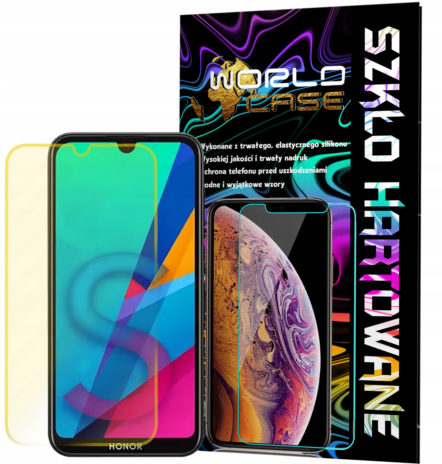 SZKŁO HARTOWANE DO HONOR 8S NA EKRAN SZKIEŁKO OCHRONNE