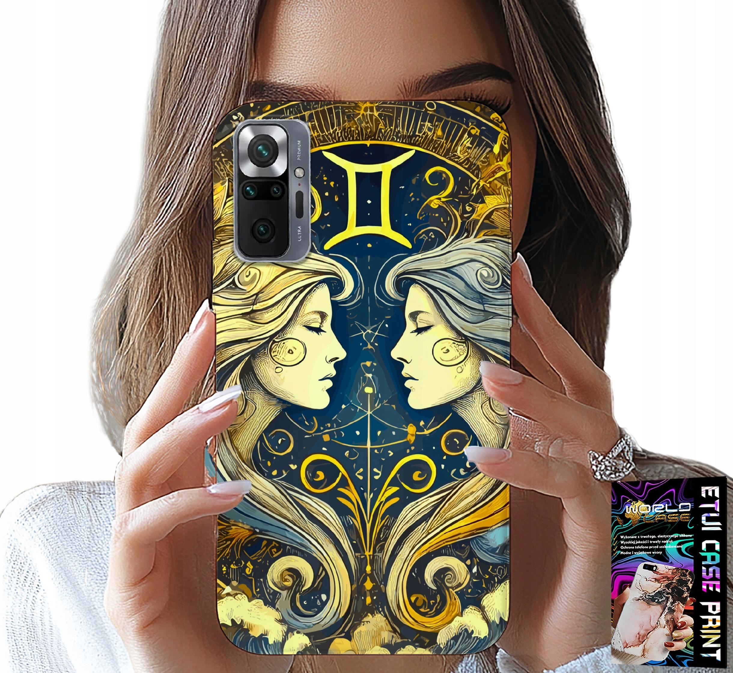 ETUI DO XIAOMI NOTE 10 PRO - ZNAK ZODIAKU, BLIŹNIĘTA ASTRONOMIA CASE