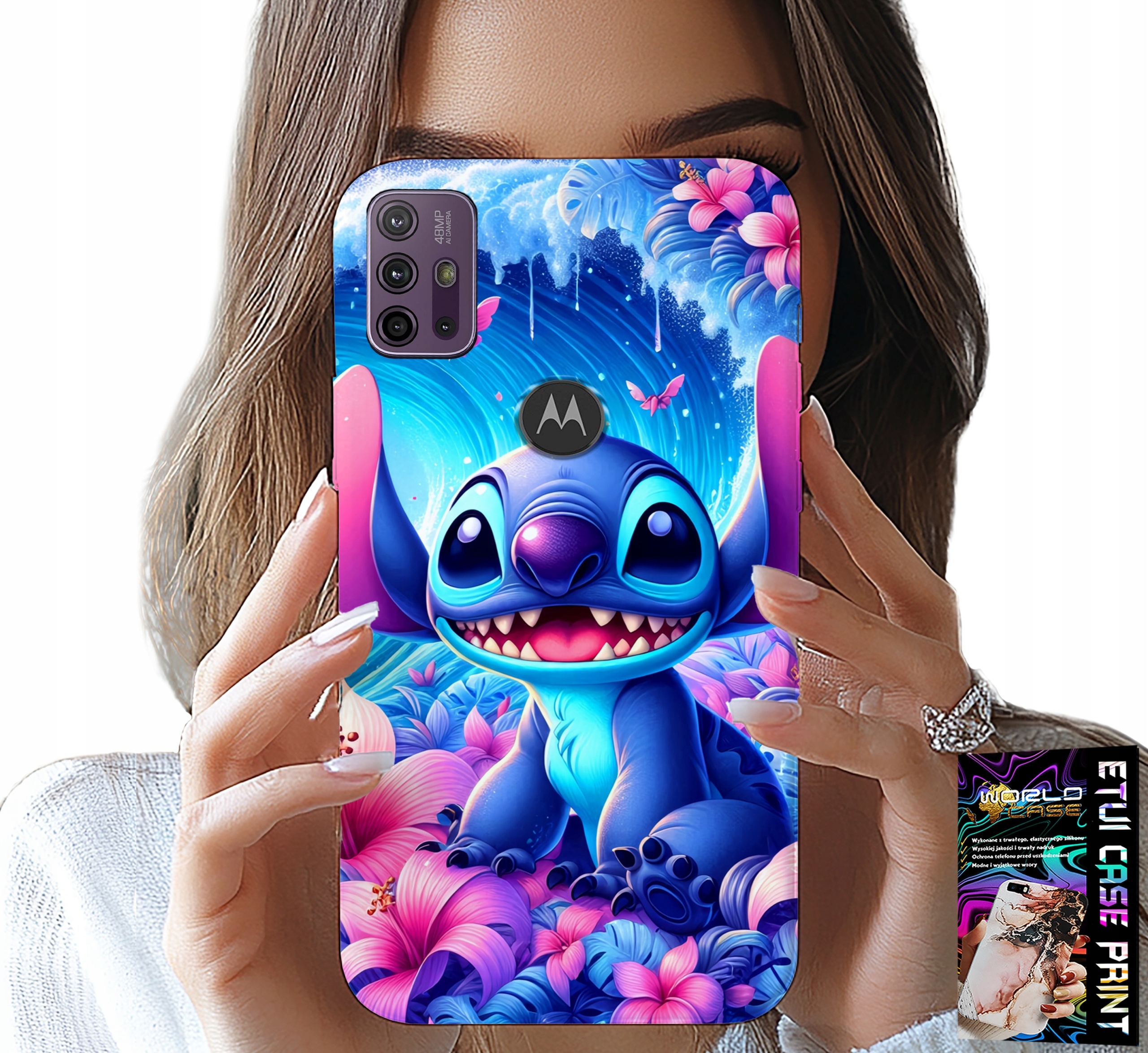 ETUI DO MOTOROLA MOTO G10 POWER - NA FALI, BAJKOWE, KOLOROWE WZORY