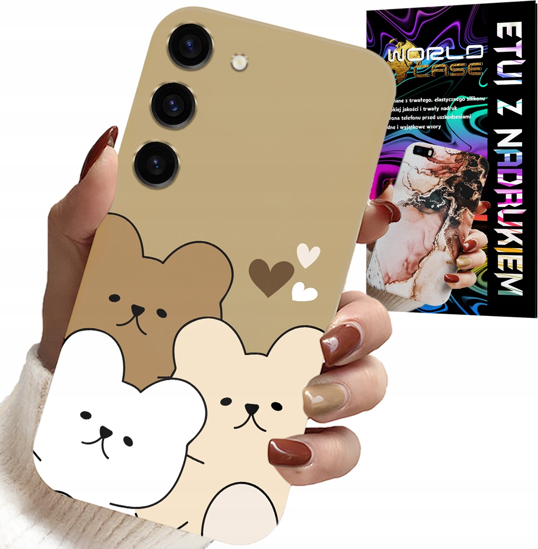 ETUI DO SAMSUNG GALAXY S23 - MIŚ, MISIE WZORY DLA NAJMŁODSZYCH DZIECI