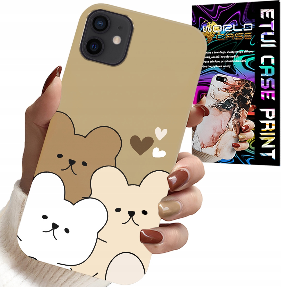 ETUI DO IPHONE 13 MINI - MIŚ, MISIE WZORY DLA NAJMŁODSZYCH DZIECI