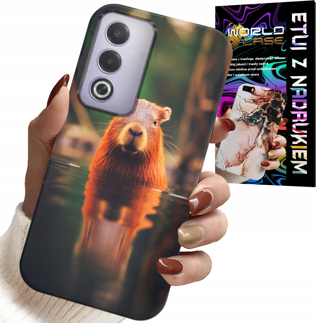 ETUI DO OPPO A80 5G - SŁODKA KAPIBARA, CAPIBARA, WIELE WZORÓW