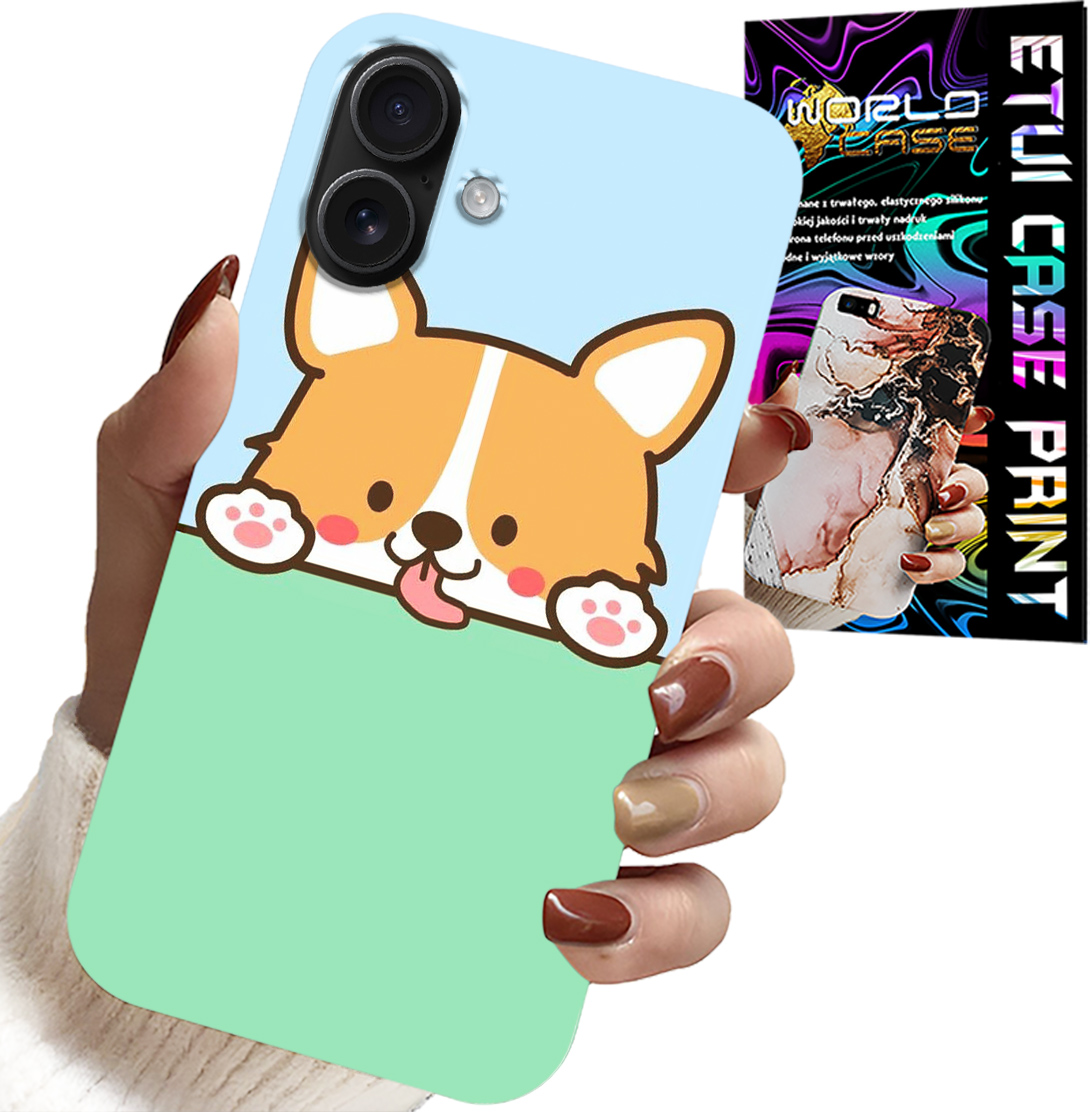 ETUI DO IPHONE 16 PLUS - SŁODKI PIESEK WZORY Z BAJEK POKROWIEC