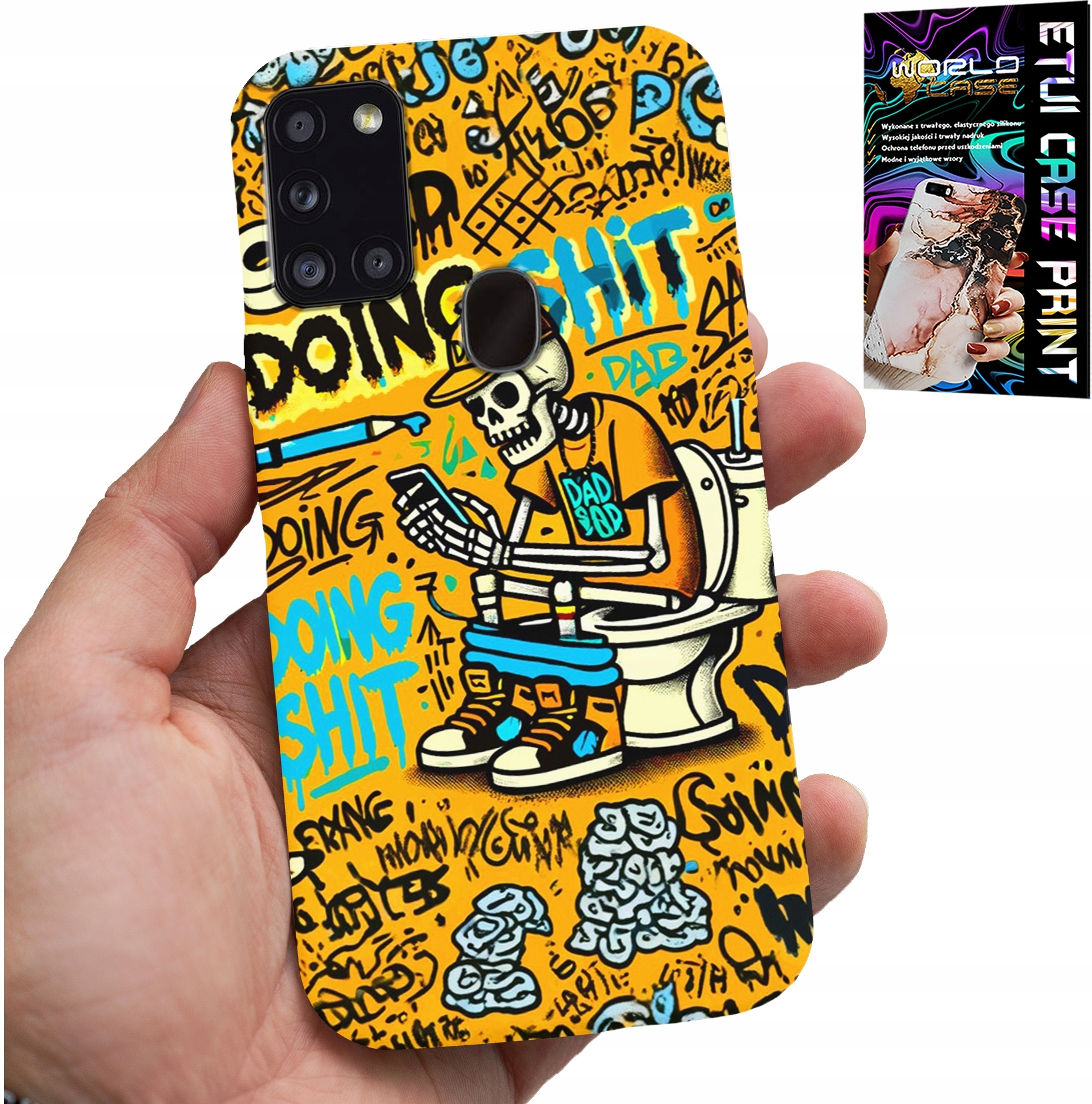 ETUI DO SAMSUNG GALAXY A21s - DOING SHIT KOŚCIOTRUP NA KIBLU CASE