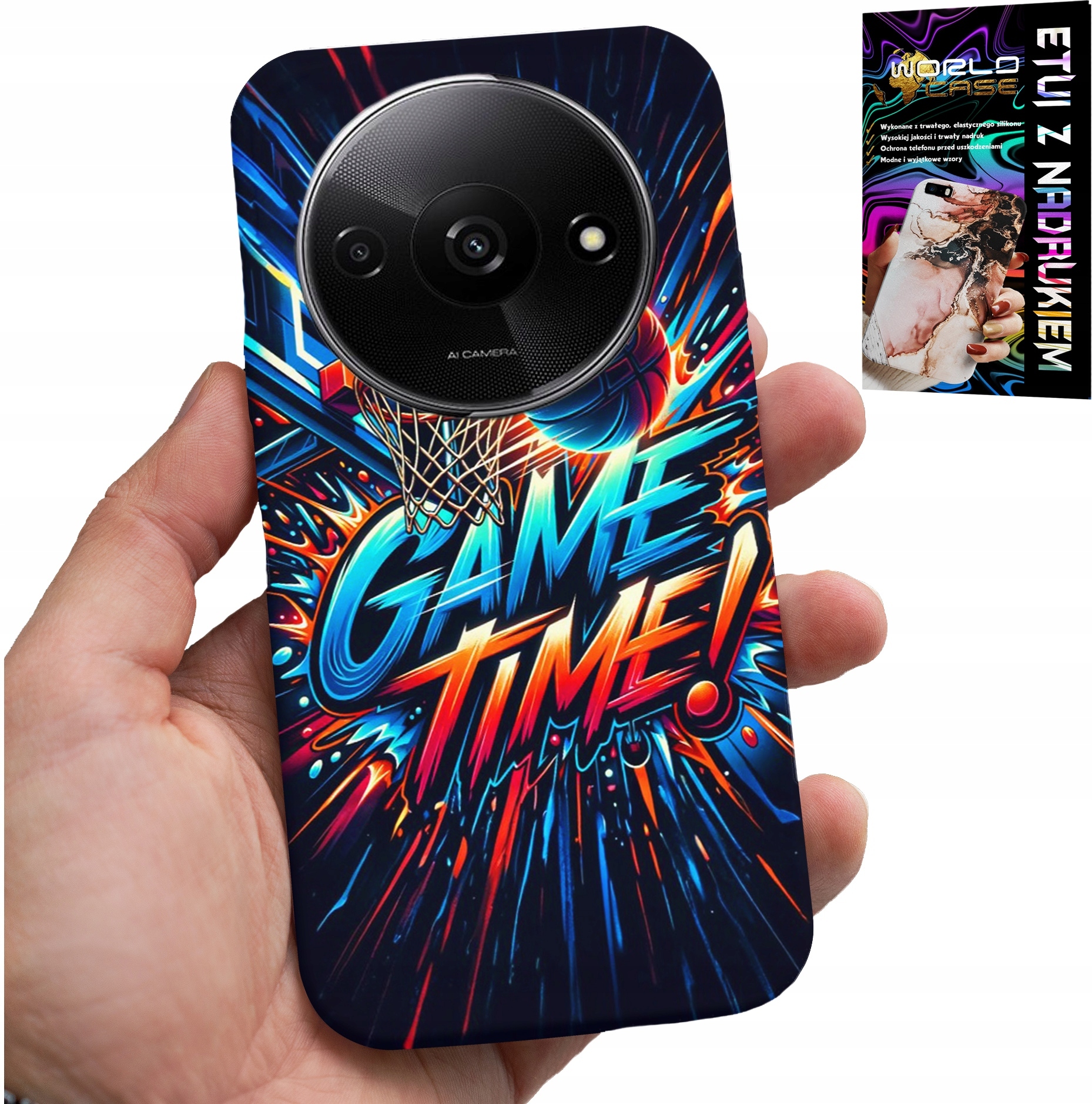 ETUI DO XIAOMI REDMI A3 - KOSZYKÓWKA NBA FAN 23 GAME TIME, OBUDOWA