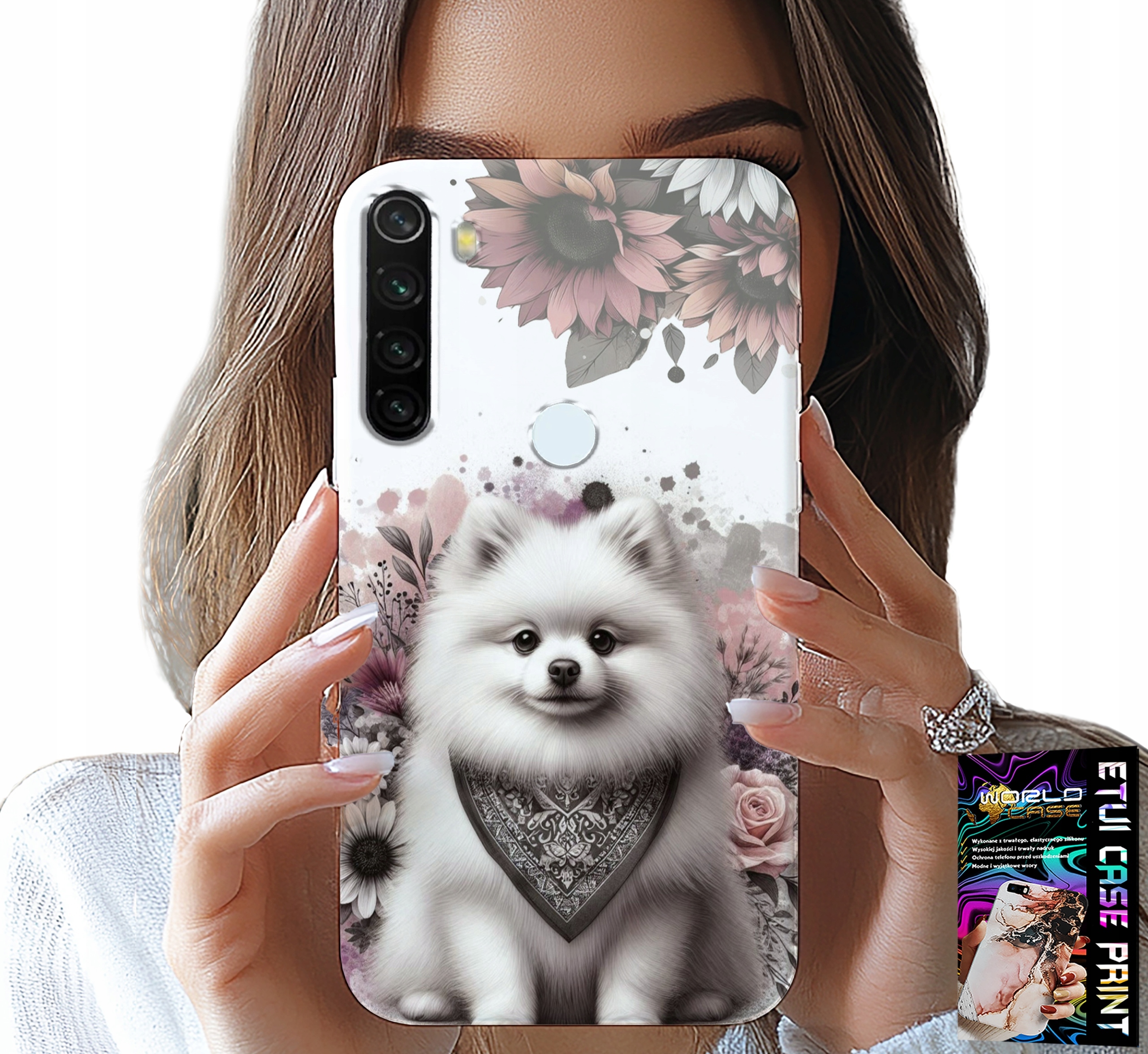 ETUI DO XIAOMI NOTE 8T - POMERANIAN, SZPIC MINIATUROWY, RASY PSÓW