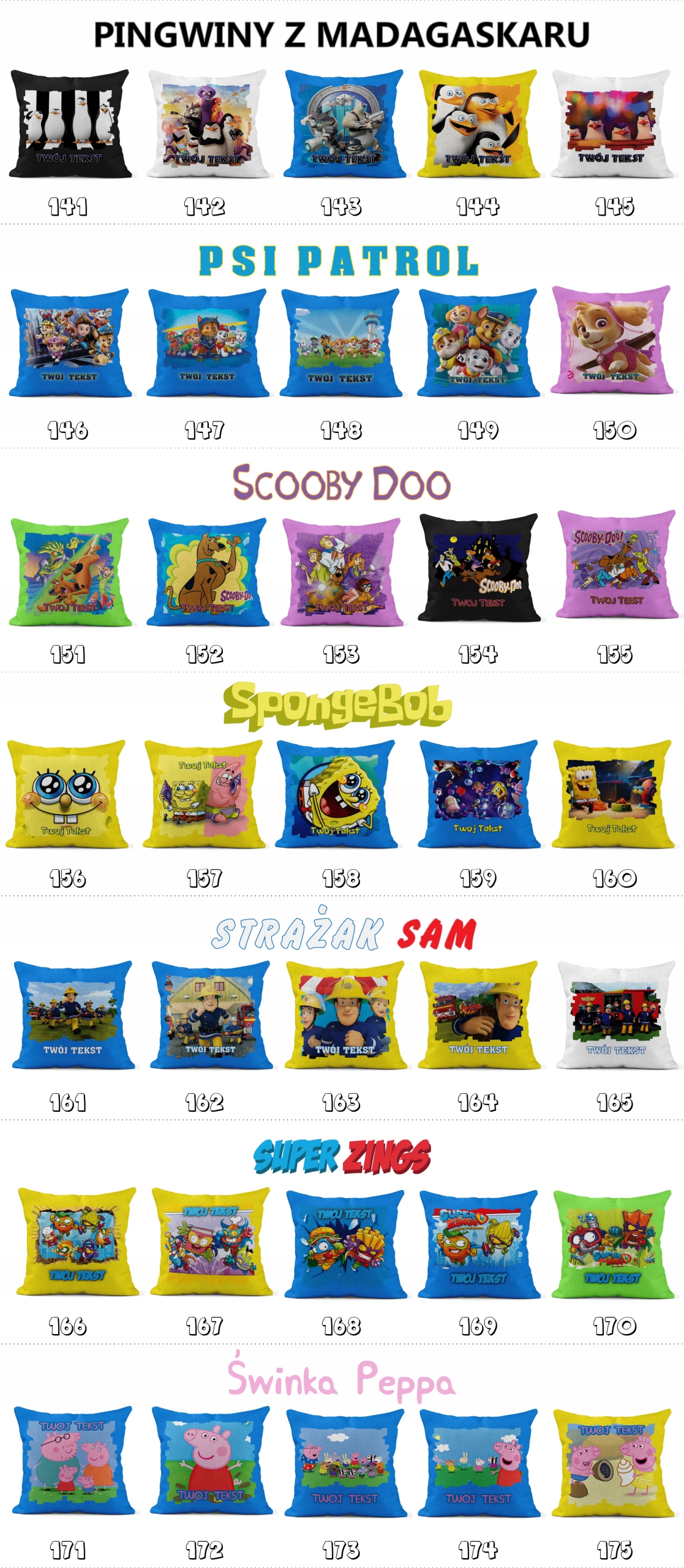 POSZEWKA Z NADRUKIEM BAWEŁNIANA 40x40CM - KSIĘŻNICZKI PRINCESS BAJKA