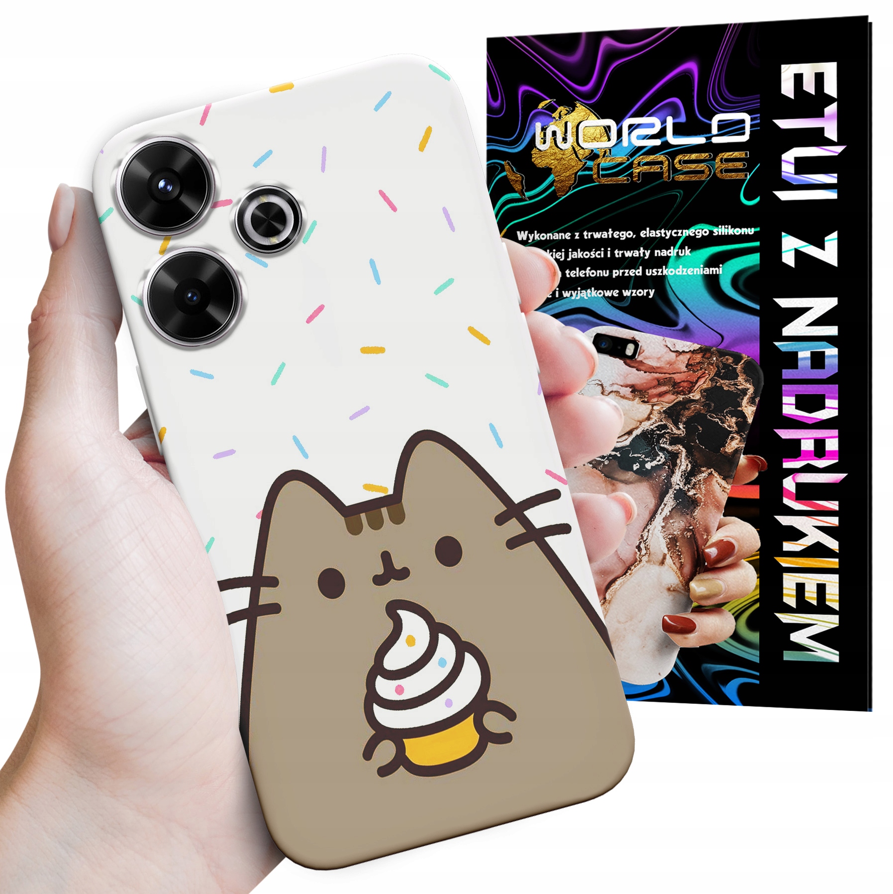 ETUI CASE DO XIAOMI REDMI 13 4G - SŁODKI KOTEK KOT OBUDOWA PLECKI