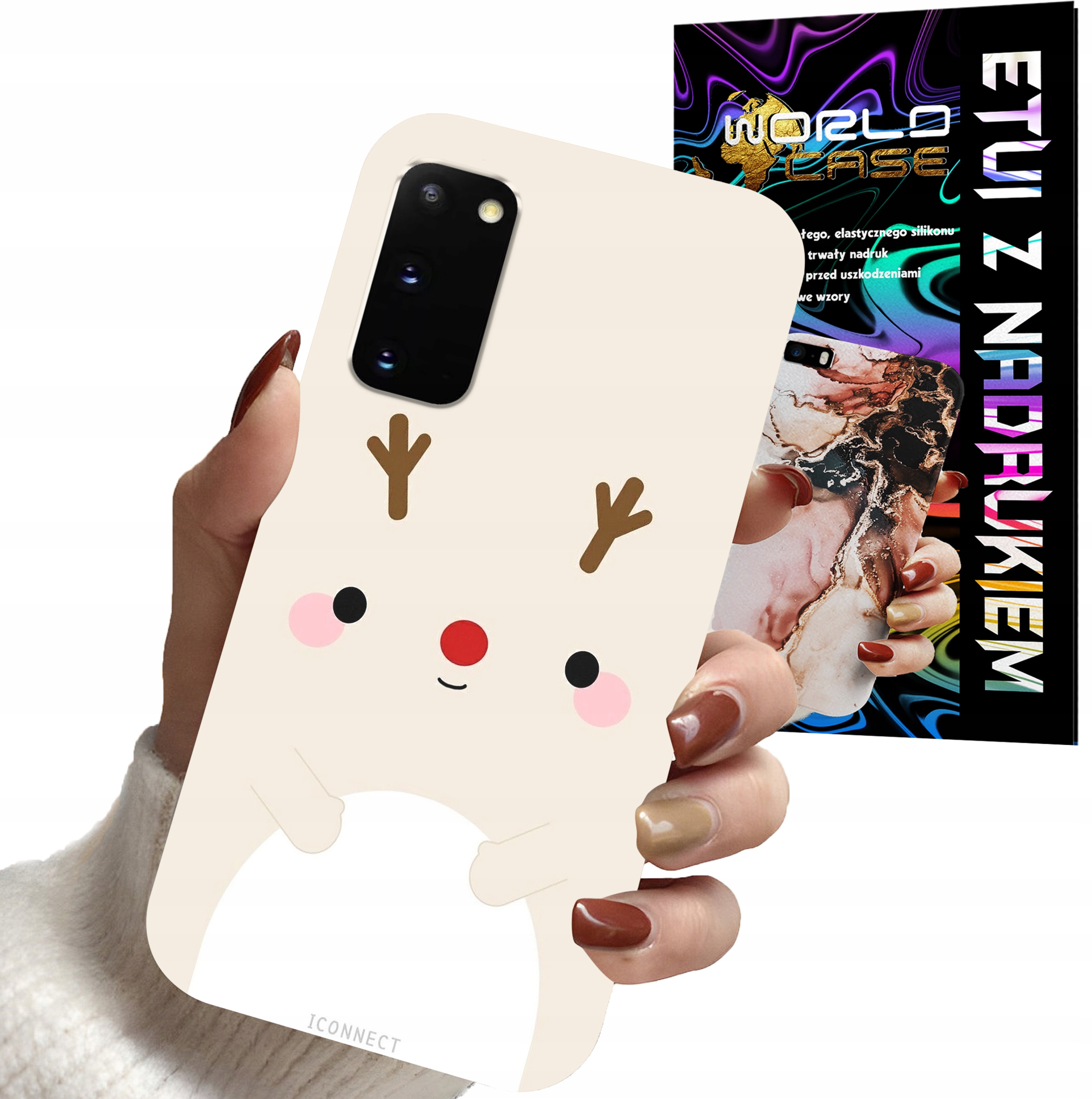 ETUI CASE DO SAMSUNG S20 FE - ŚWIĄTECZNE WZORY RENIFER MIKOŁAJ ŚWIĘTA