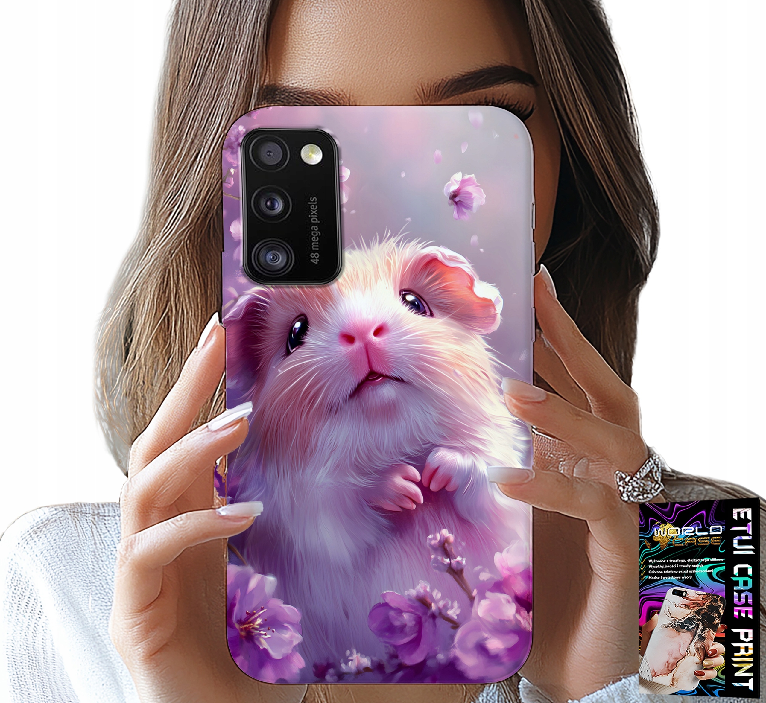 ETUI DO XIAOMI POCO M3 - SŁODKI CHOMIK, GRYZONIE WZORY DLA DZIECI