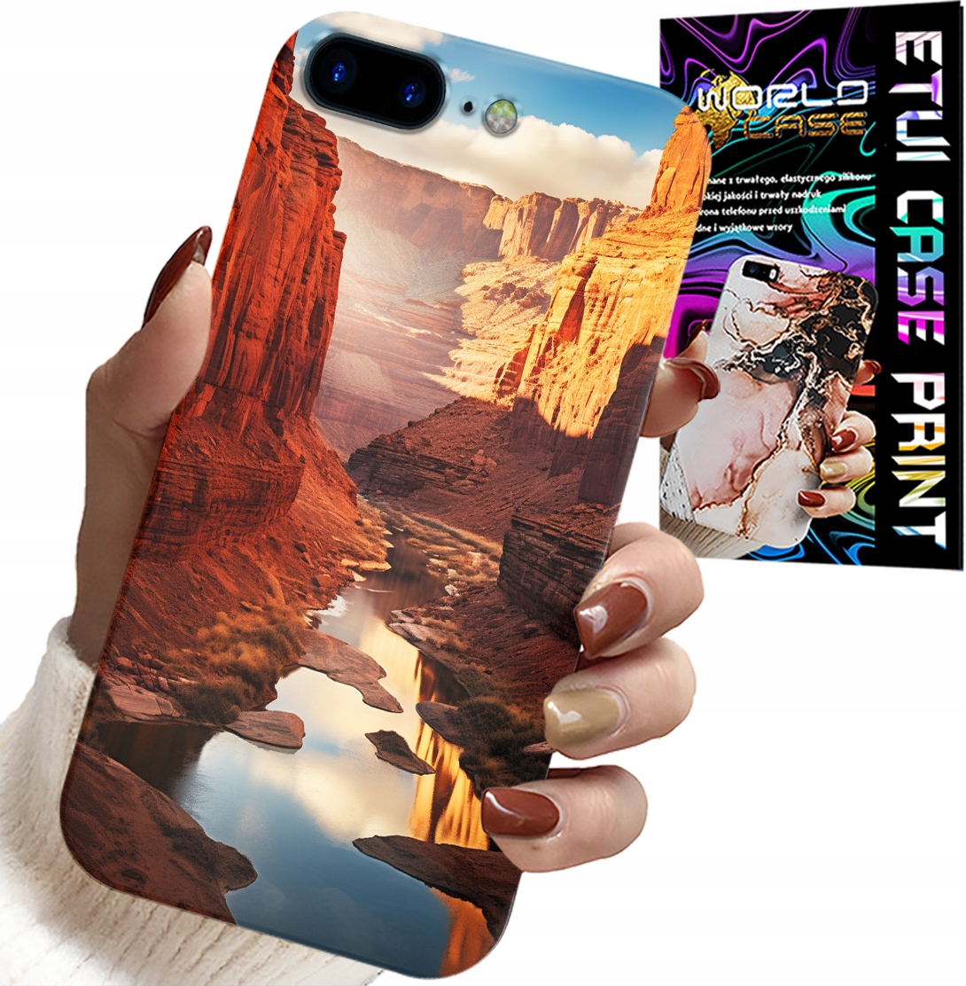 ETUI DO IPHONE ( 7 PLUS ) - WIELKI KANION PUSTYNIA PIĘKNE WZORY CASE