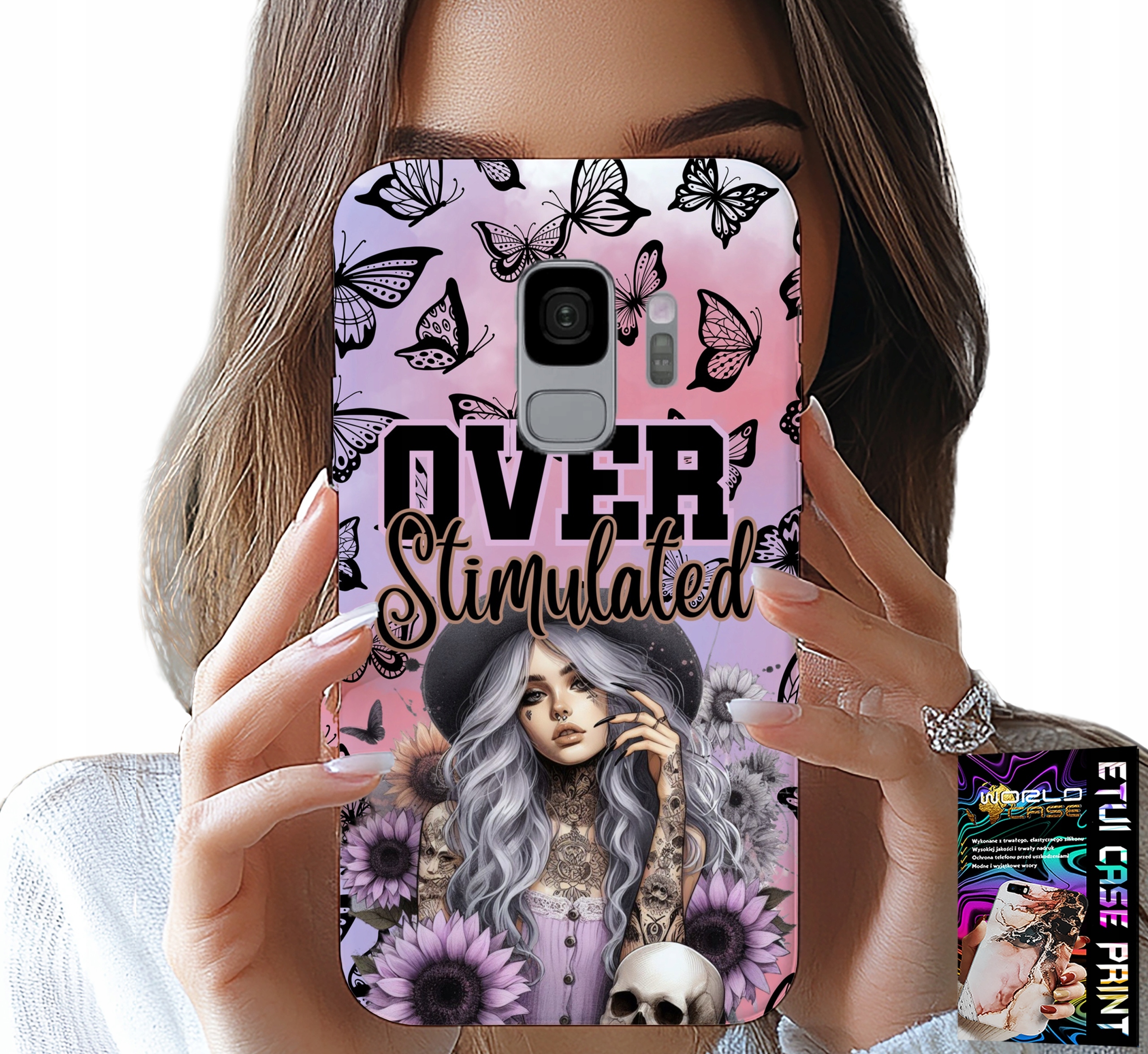 ETUI DO SAMSUNG GALAXY S9 - OVER STIMULATED, NASTOLETNIE WZORY, CASE