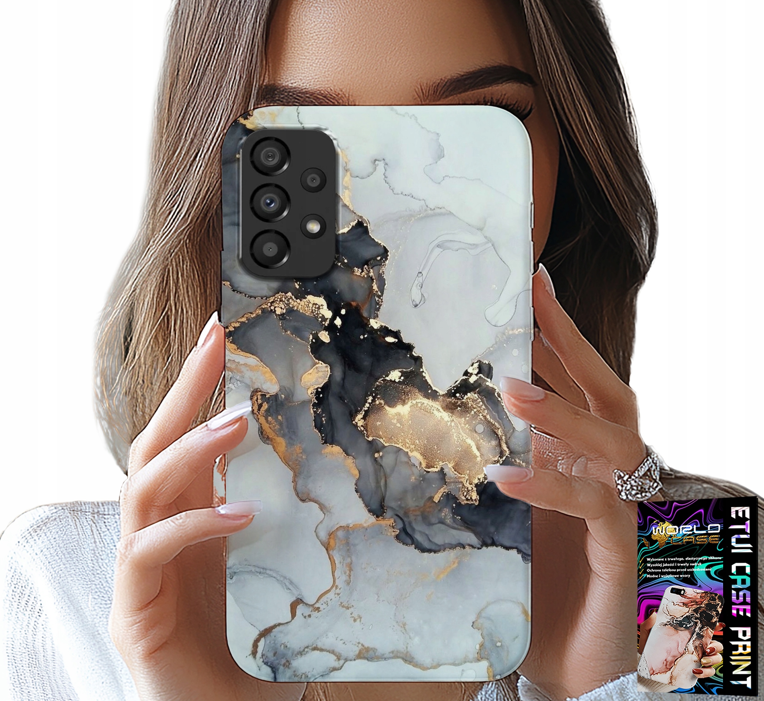 ETUI DO SAMSUNG GALAXY A23 5G - ELEGANCKI MARMUREK MODNE KOBIECE WZORY