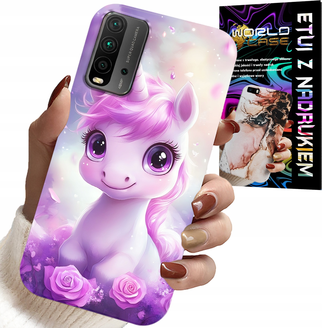 ETUI DO XIAOMI REDMI 9T - SŁODKI JEDNOROŻEC, WZORY DLA DZIECI CASE