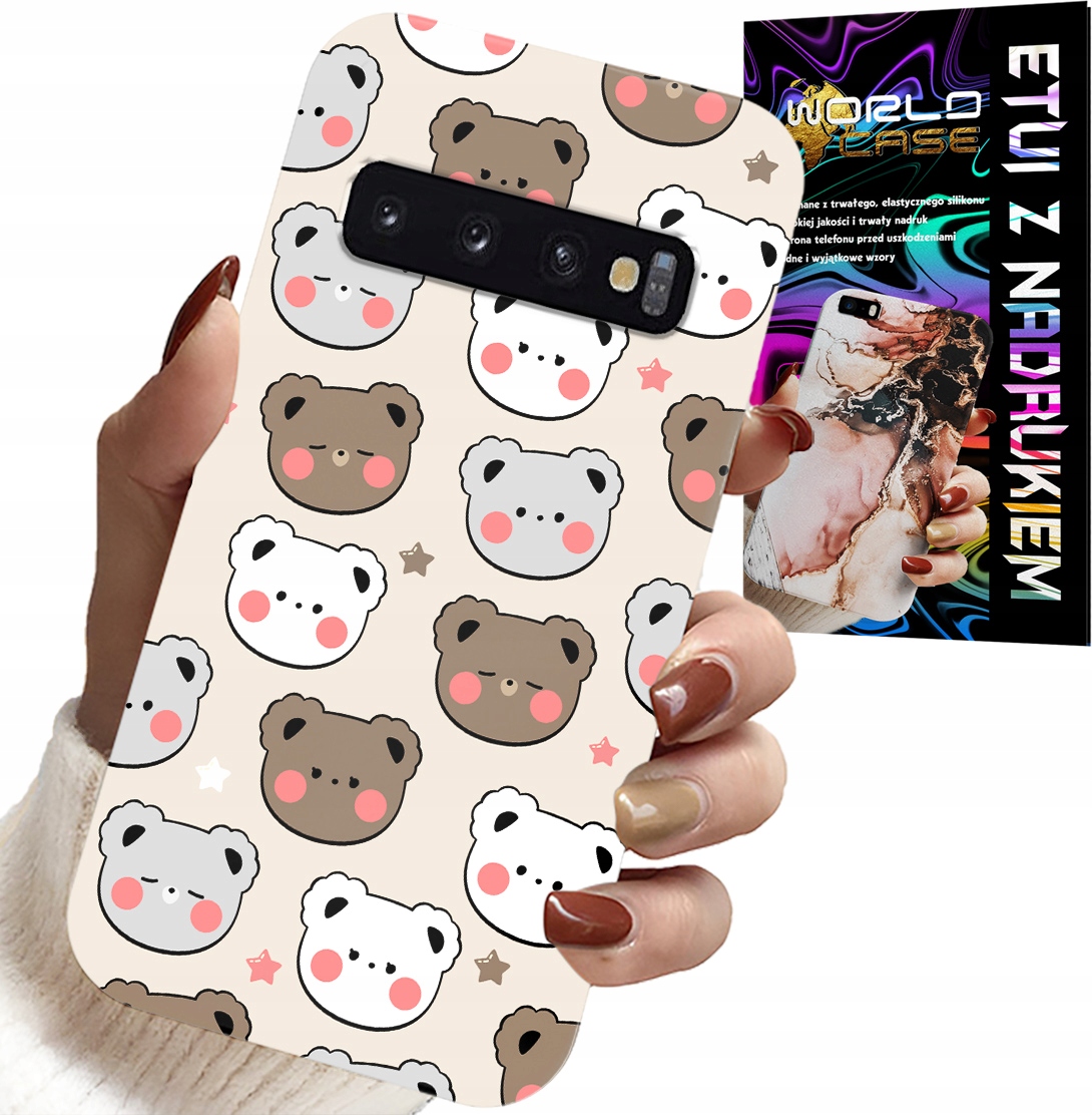 ETUI DO SAMSUNG GALAXY S10 PLUS - MIŚ MISIE WZORY DLA NAJMŁODSZYCH + FOLIA