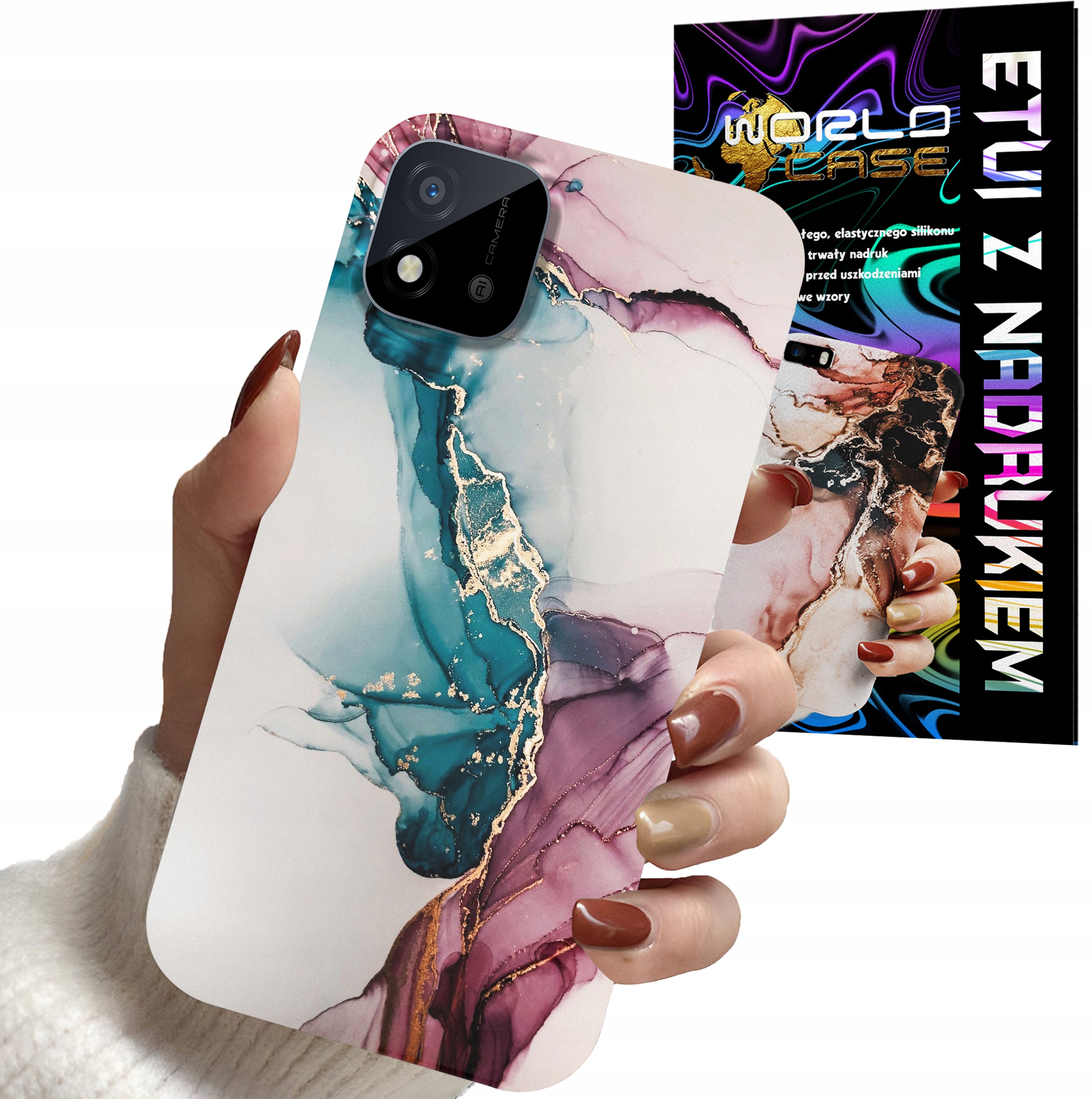 ETUI CASE DO REALME C11 2021 - MARMUR WZORY DLA KOBIET PLECKI OBUDOWA