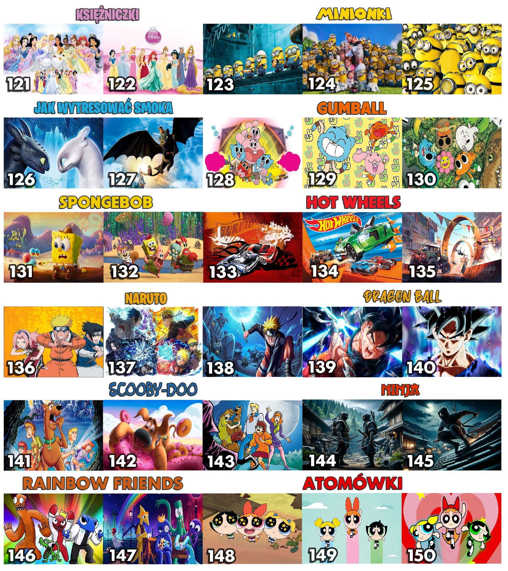 PUZZLE - SONIC WZORY Z BAJEK I GIER PREZENT DLA DZIECI 96EL + WORECZEK