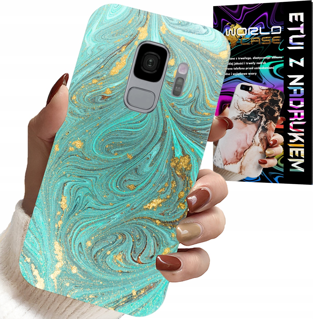 ETUI DO SAMSUNG GALAXY S9 - MARMURKOWE WZORY + FOLIA HYDROŻEL