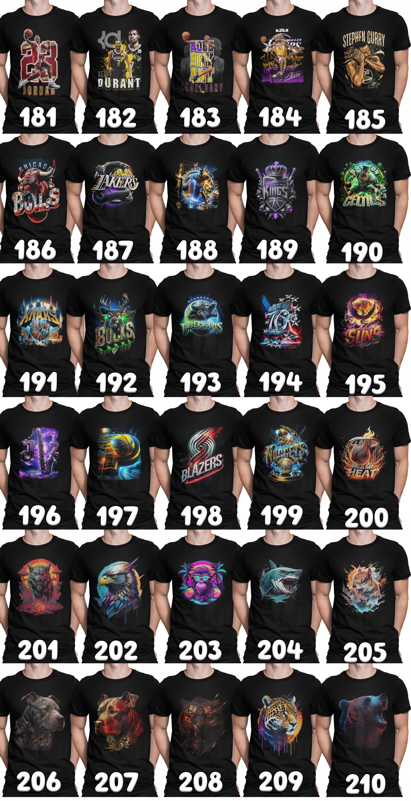 KOSZULKA T-SHIRT MĘSKI WZORY DO WYBORU - SQUID GAME SERIALE - XXL