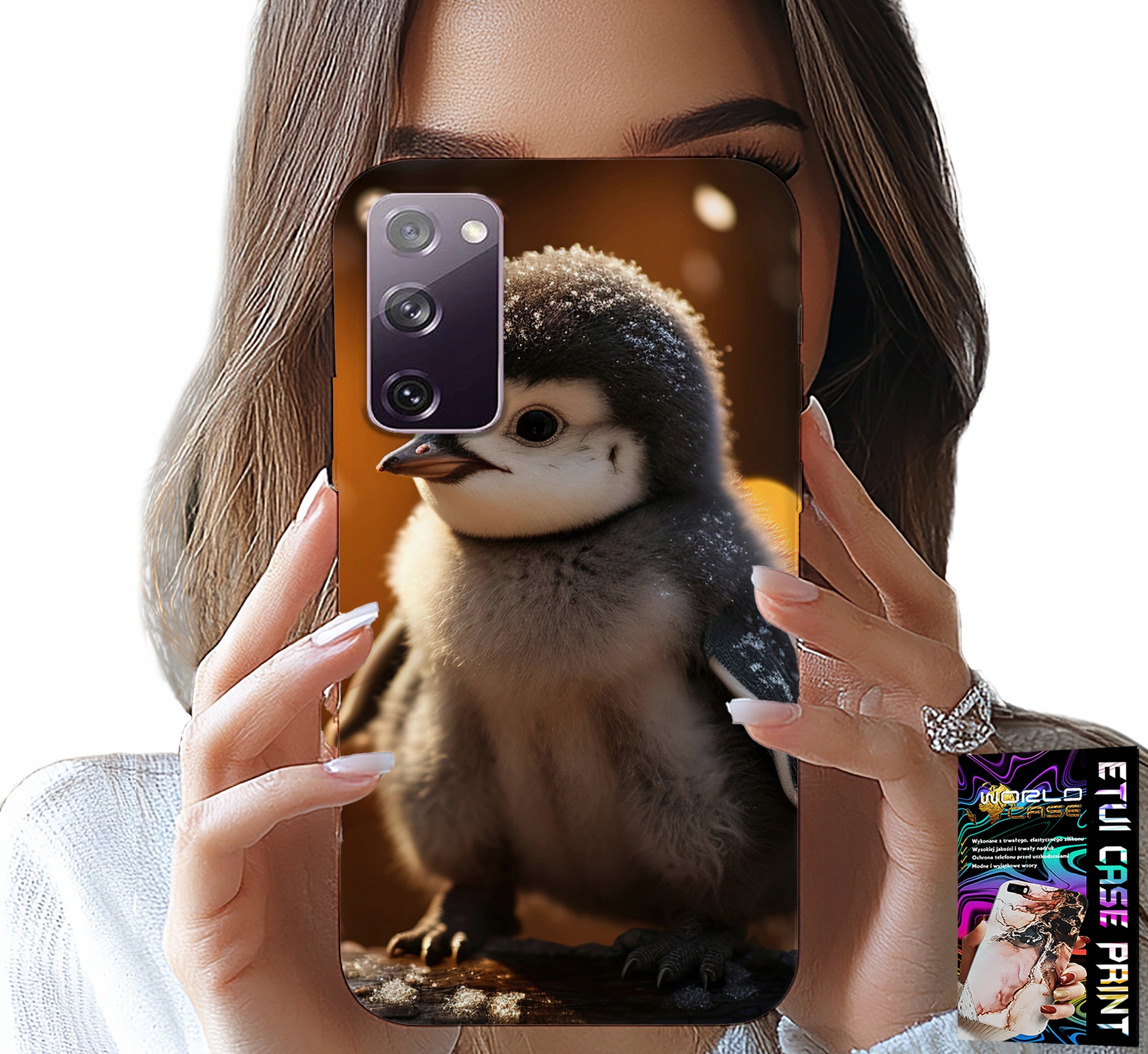 ETUI DO SAMSUNG GALAXY S20 FE - SŁODKI PINGWIN, TUPTAK, MADAGASKAR WZORY