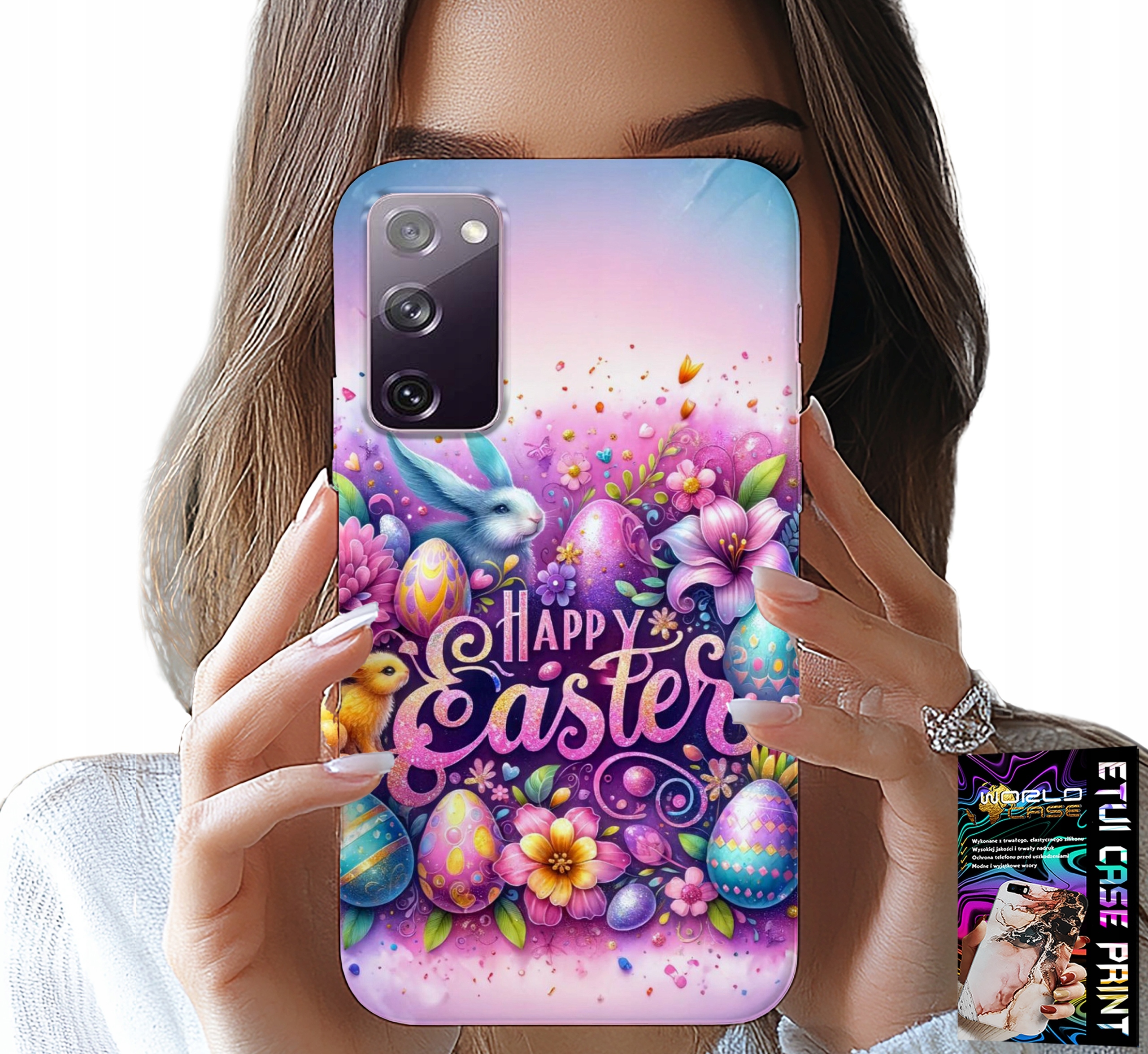 ETUI DO SAMSUNG GALAXY S20 FE - WESOŁEGO JAJKA, WIELKANOC, PISANKI JAJKA