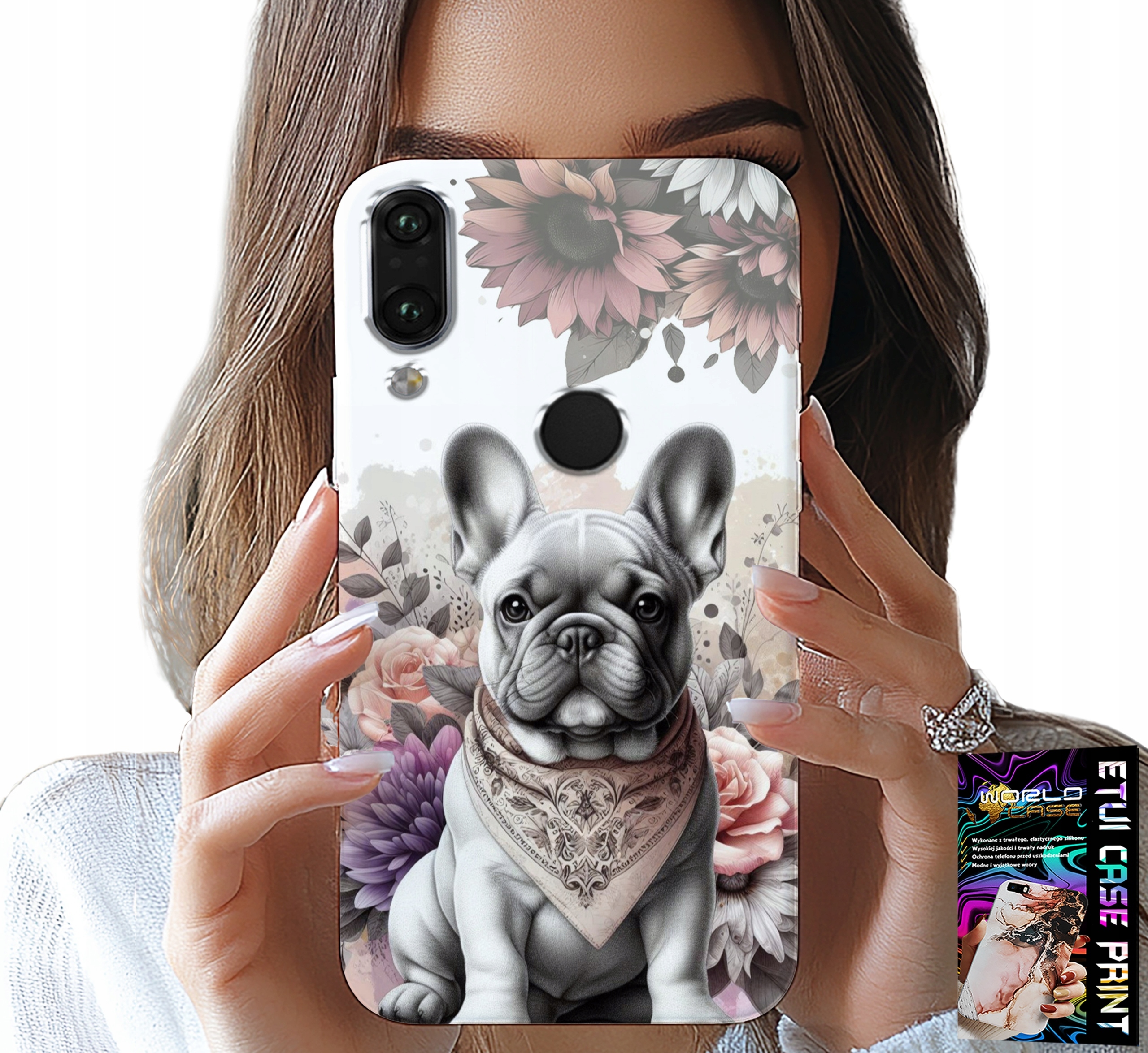 ETUI DO XIAOMI NOTE 7 - BULDOG BULDOGI PIESKI RASY PSÓW PLECKI