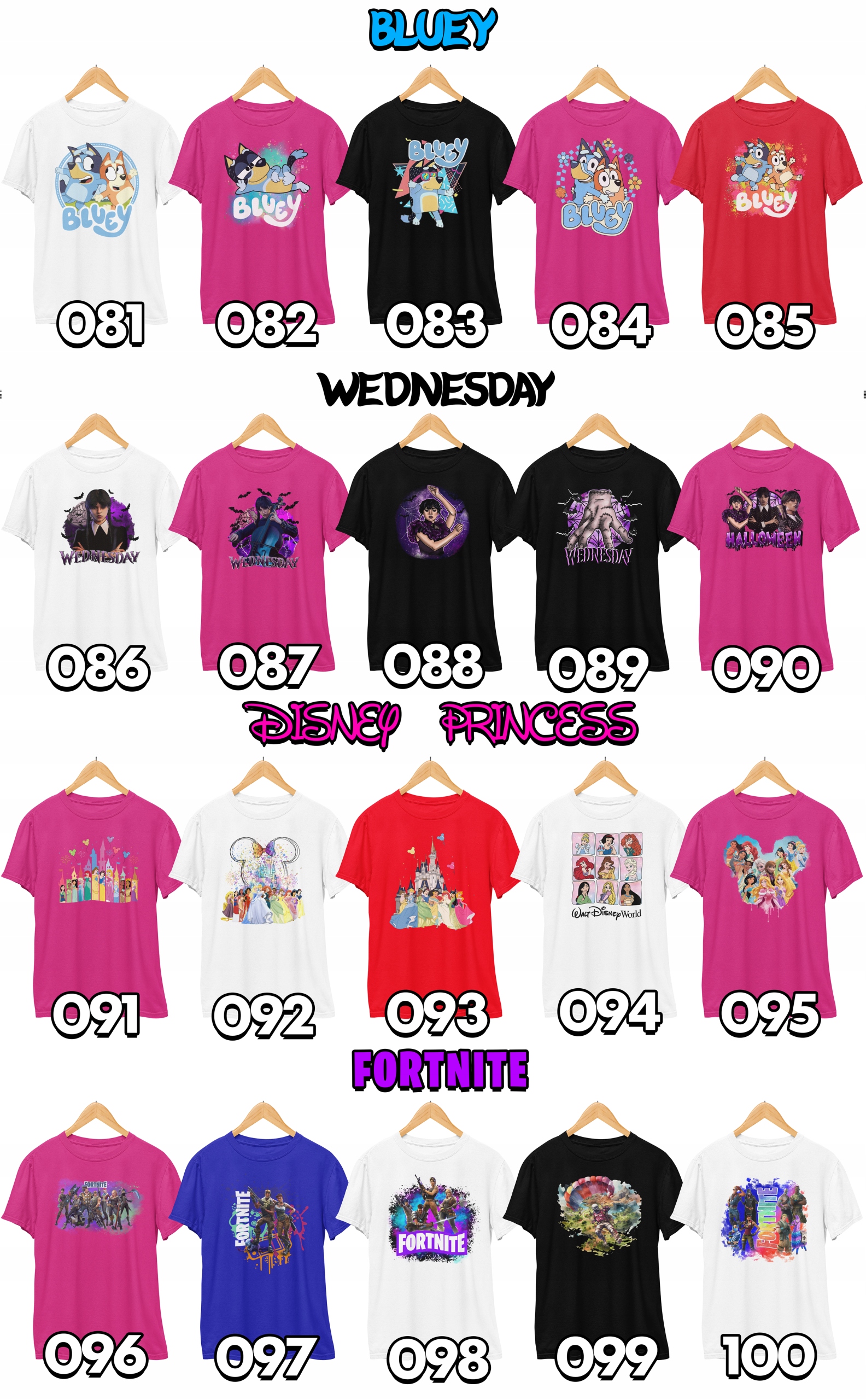 KOSZULKA DZIECIĘCA T-SHIRT Z NADRUKIEM - KSIĘŻCZNIKI DISNEYA - M 134-140