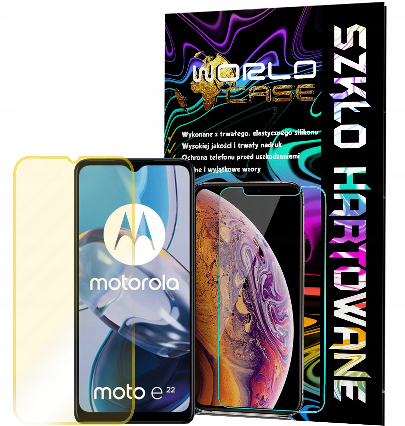 SZKŁO HARTOWANE DO MOTOROLA E22 NA EKRAN SZKIEŁKO OCHRONNE