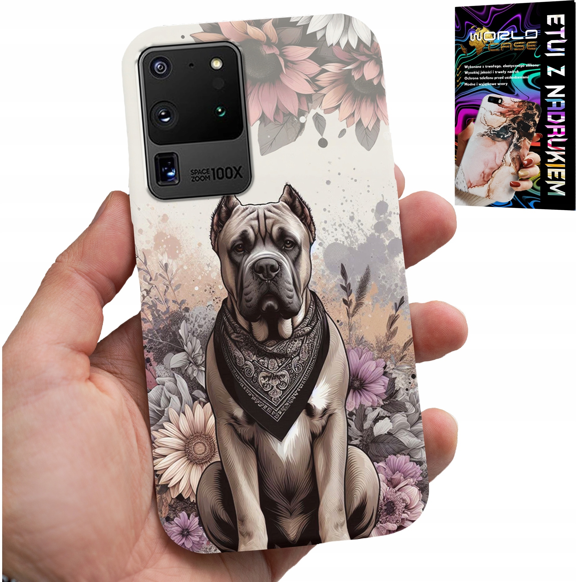 ETUI DO SAMSUNG GALAXY S20 Ultra - PSIE RASY PSIE WZORY POKROWIEC + FOLIA