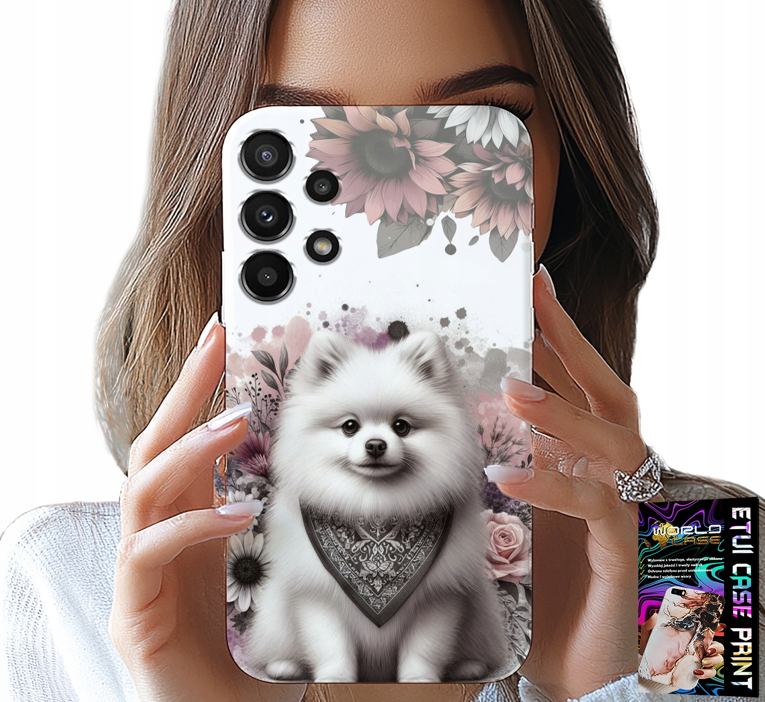 ETUI DO SAMSUNG GALAXY A32 5G - POMERANIAN, SZPIC MINIATUROWY, RASY PSÓW