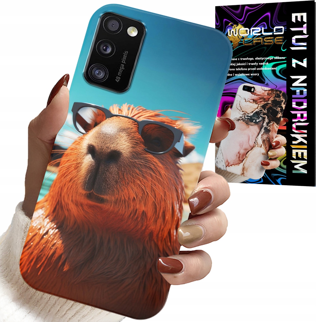 ETUI DO SAMSUNG GALAXY A41 - SŁODKA KAPIBARA, CAPIBARA CASE + SZKŁO