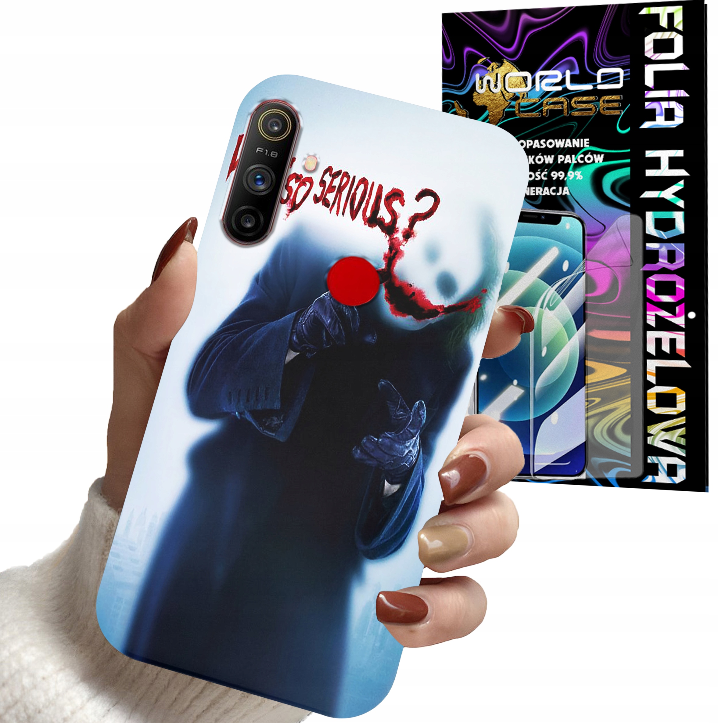 ETUI DO REALME C3 - JOKER FILMY SERIALE OBUDOWA + FOLIA